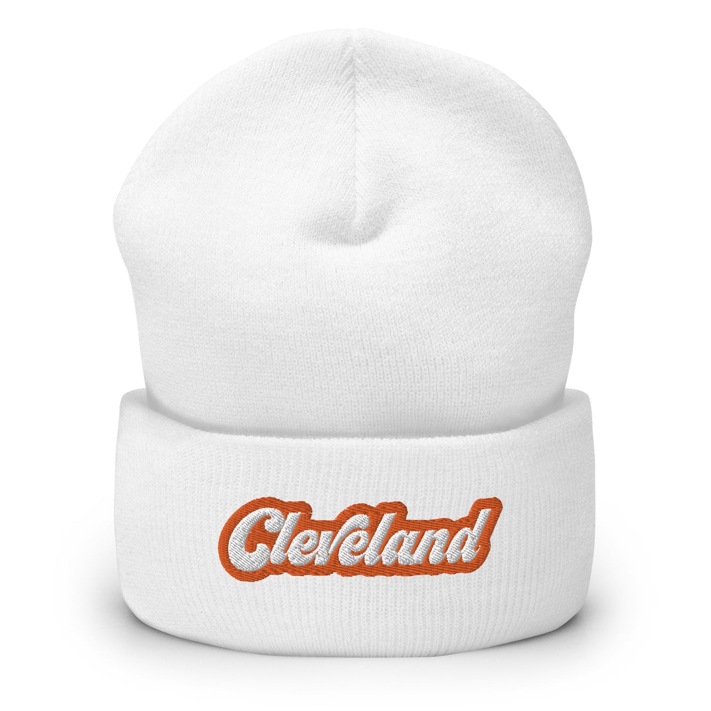 CURSIVE CLEVELAND CUFFED BEANIE