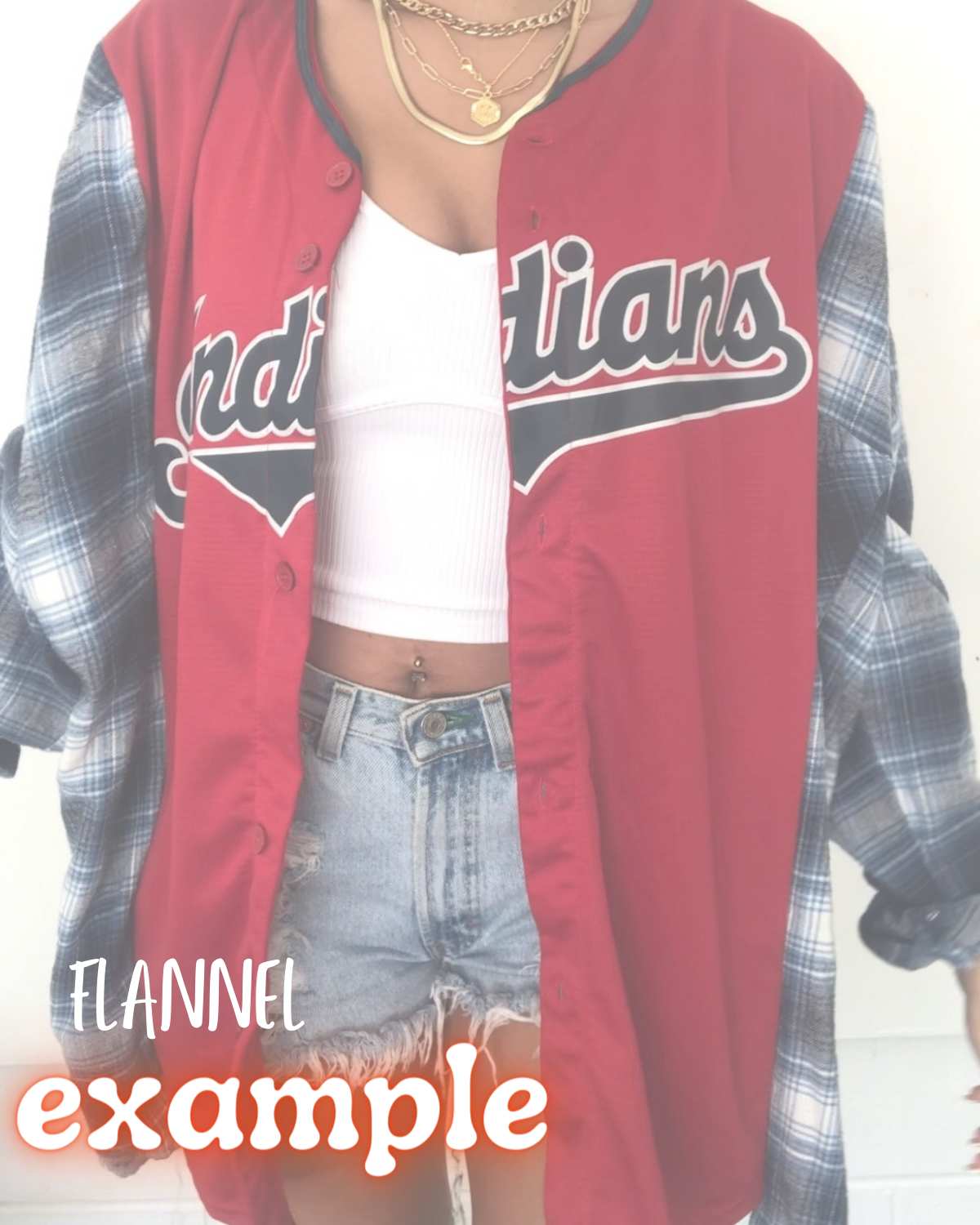 CUSTOM MLB JERSEY FLANNEL