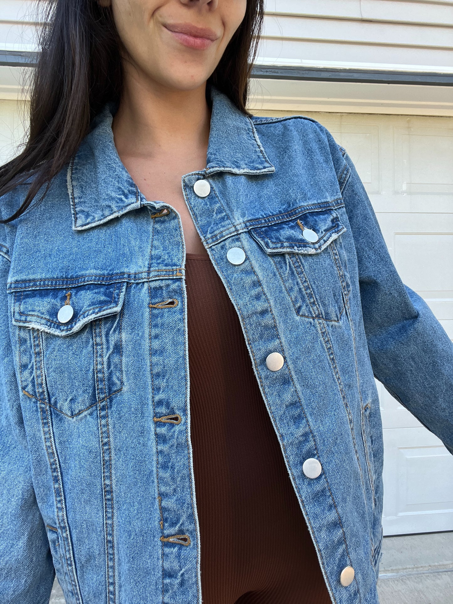 FOOTBALL TONGUE OVERSIZED JACKET