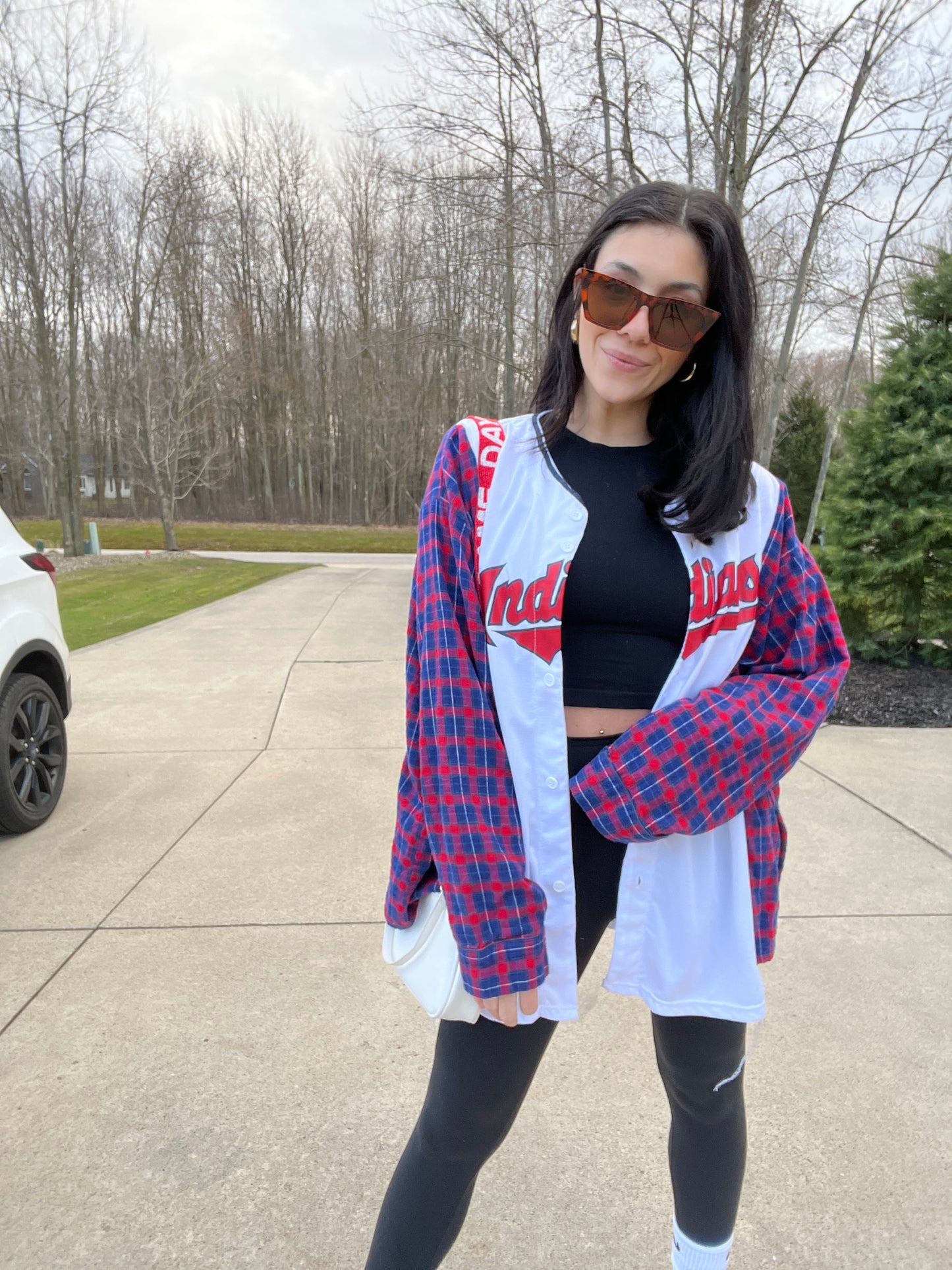 CLEVELAND BASEBALL REYES JERSEY X FLANNEL