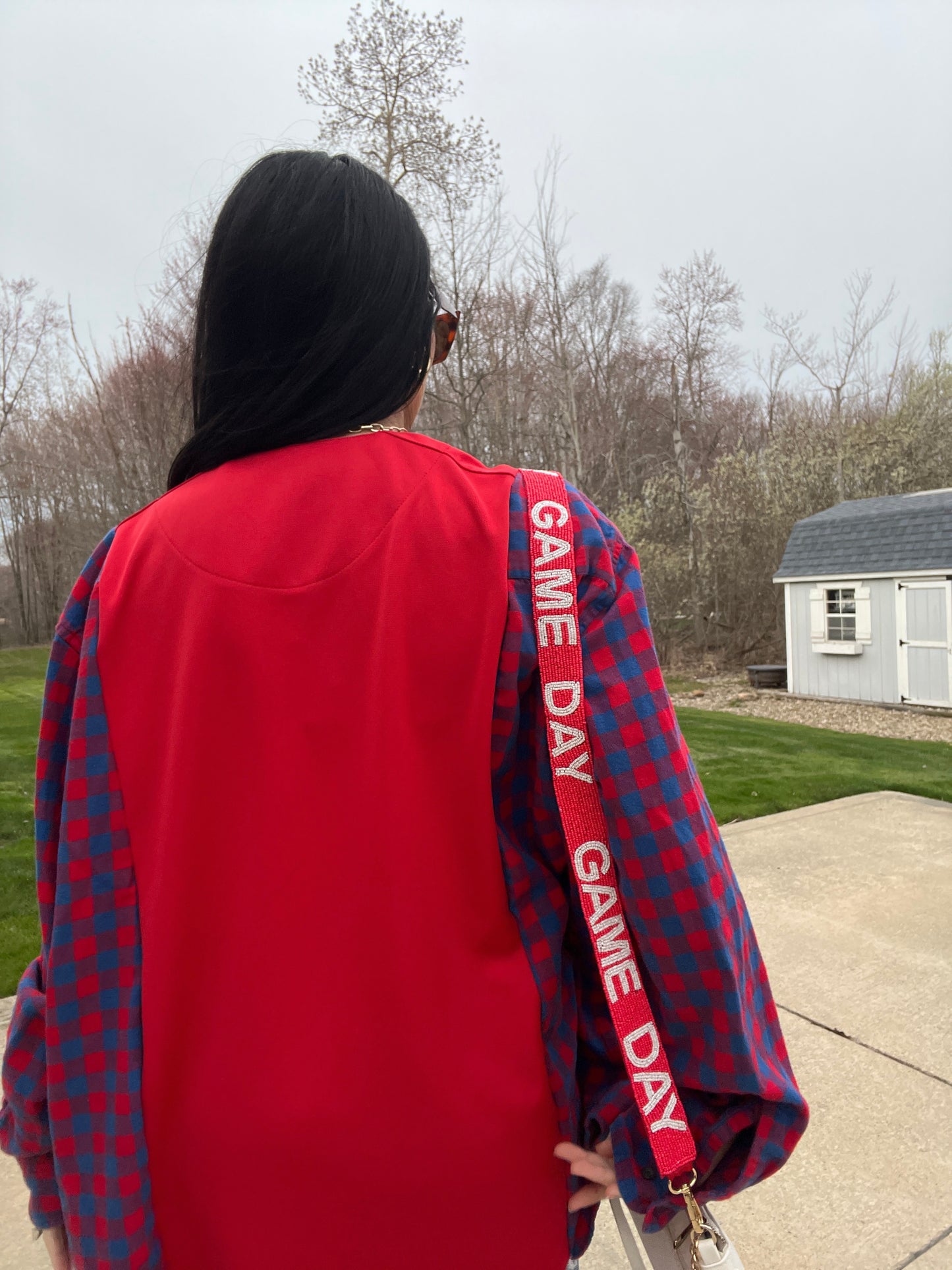 RED PHILLIES JERSEY X FLANNEL