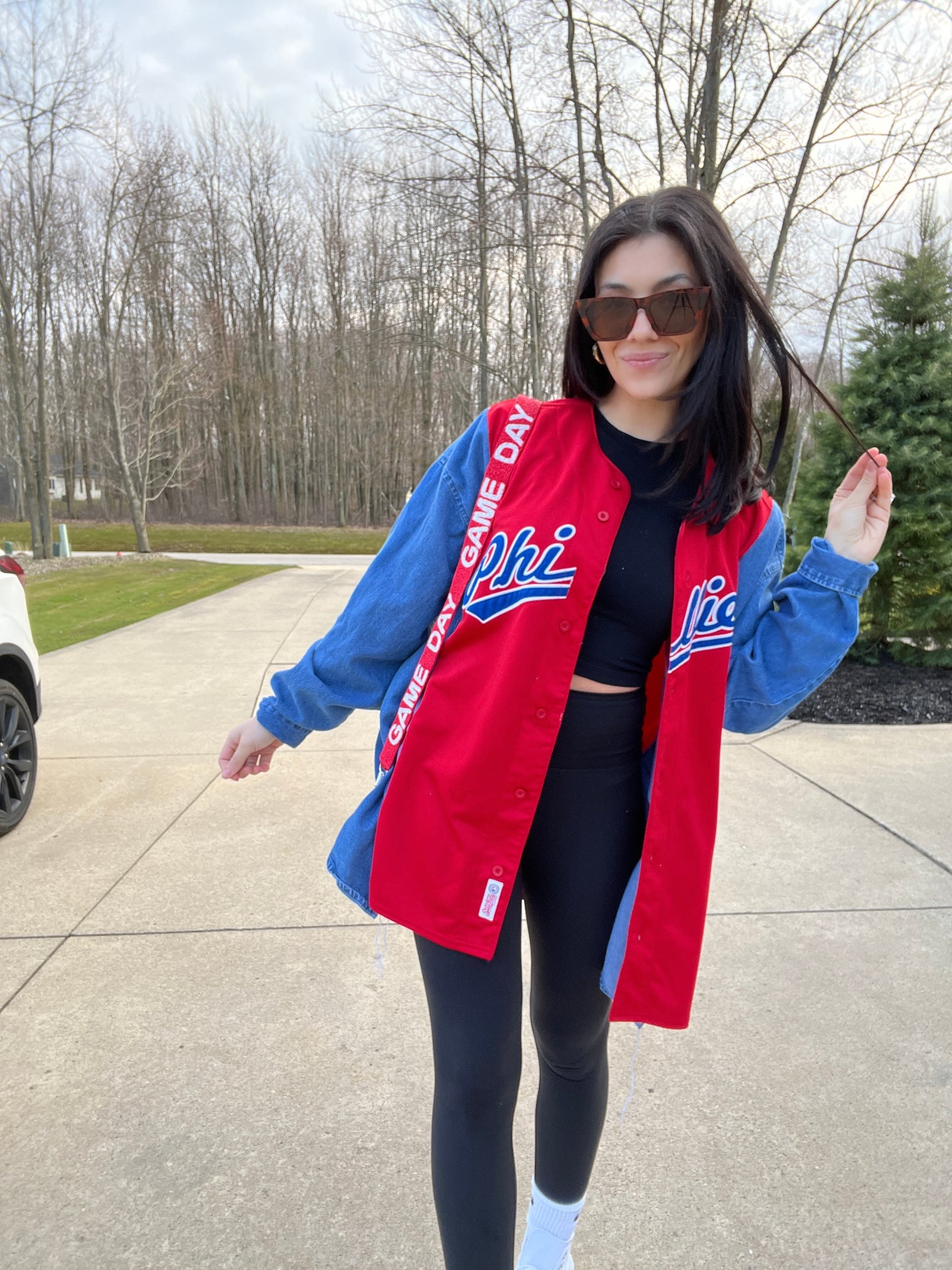 PHILADELPHIA BASEBALL JERSEY X DENIM