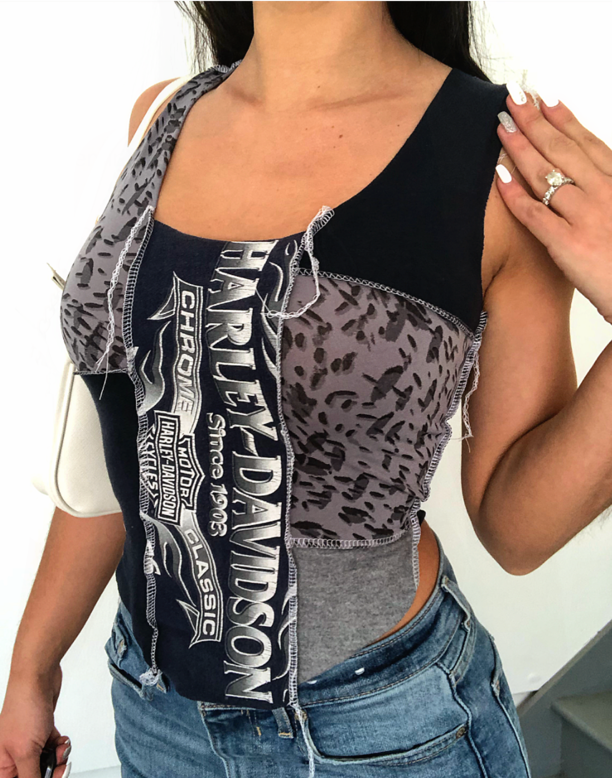 Harley Patchwork Tank