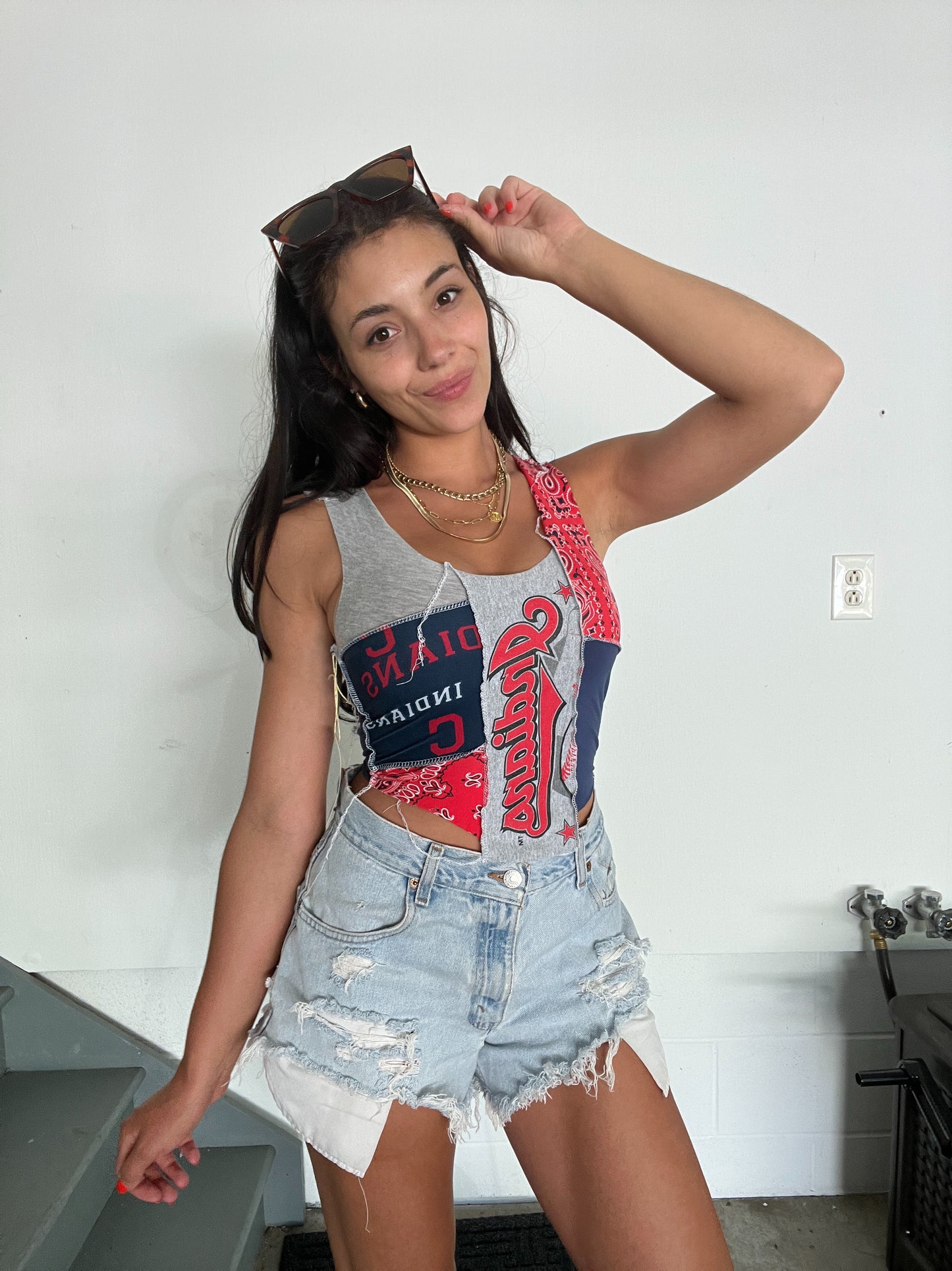 BANDANA NEW PATCHWORK TANK