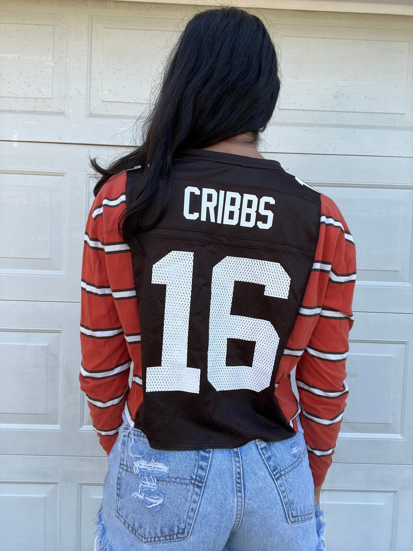 CROPPED JERSEY X SHIRT