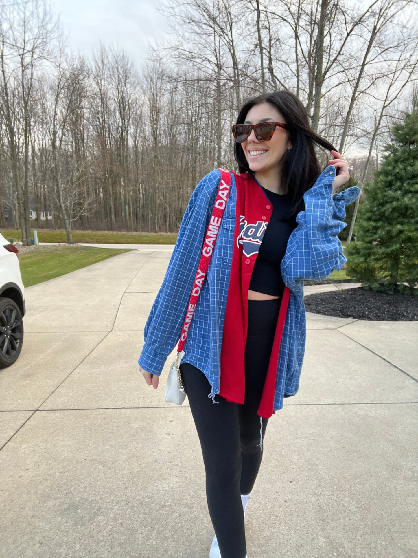 CLEVELAND BASEBALL SANTANA JERSEY X DENIM