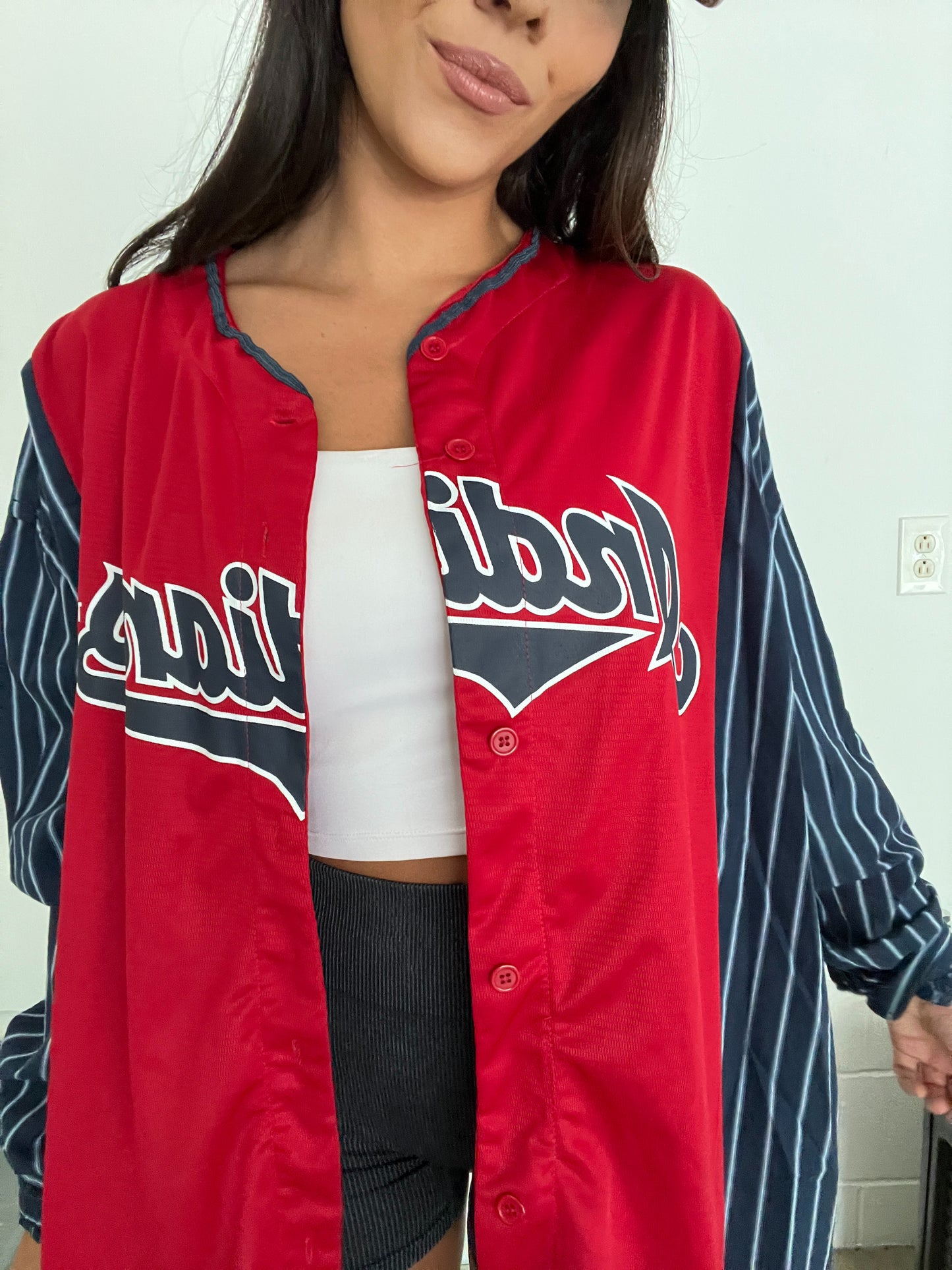 NAVY STRIPED JERSEY