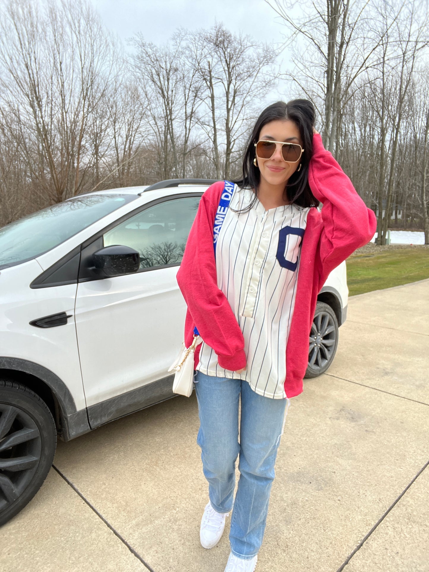 CLEVELAND BASEBALL JERSEY X CREWNECK