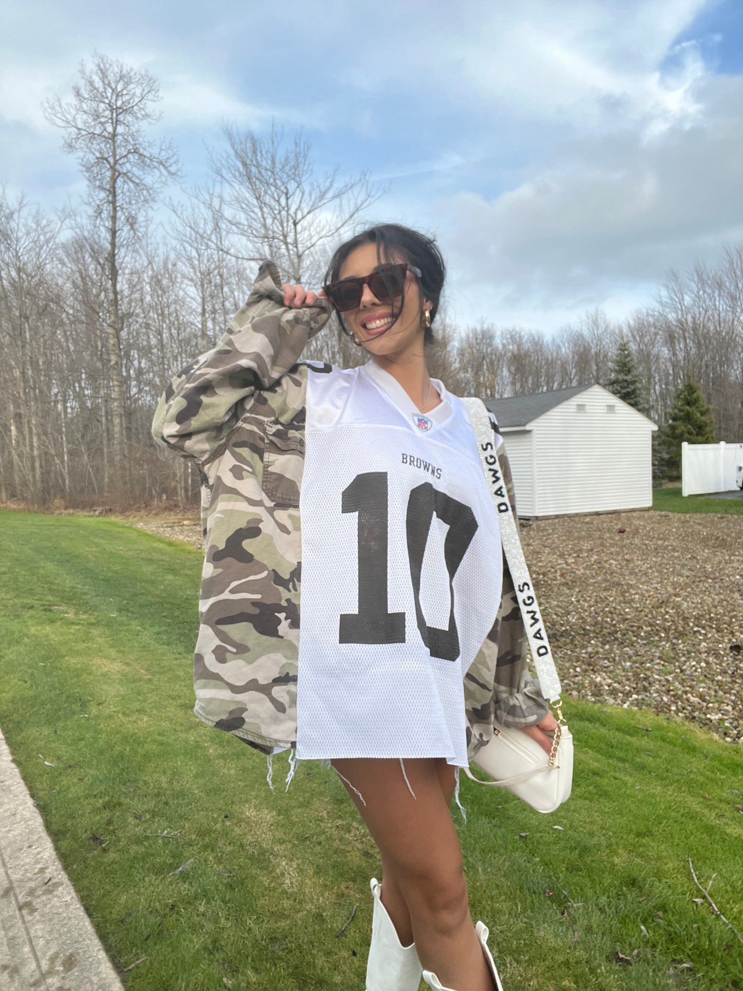 #10 HOLCOMB BROWNS JERSEY X CAMO