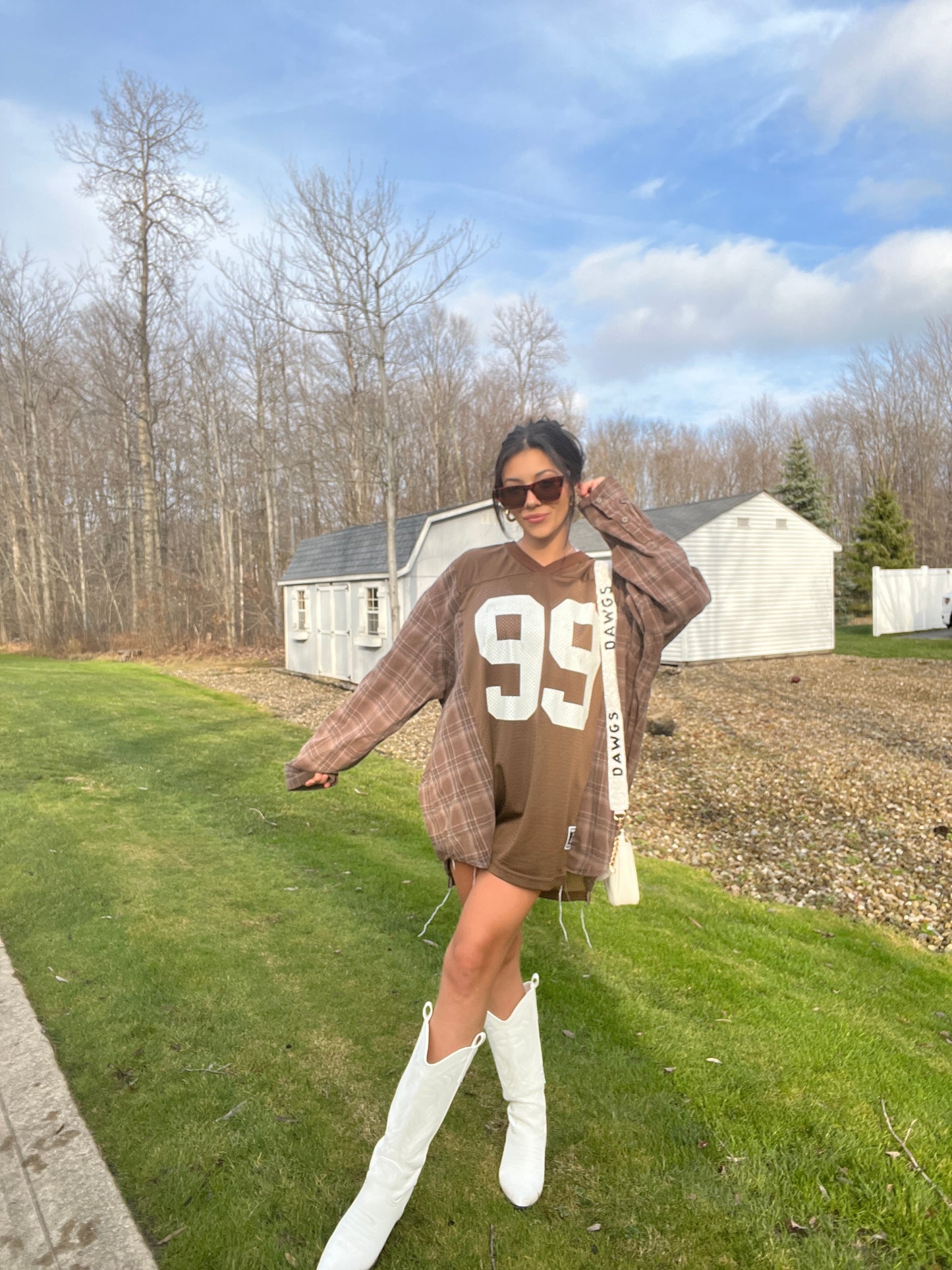#99 BROWNS JERSEY X FLANNEL