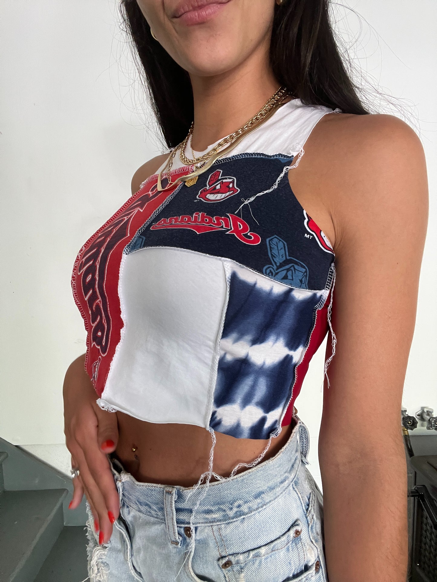 TIE DYE CLASSIC PATCHWORK TANK