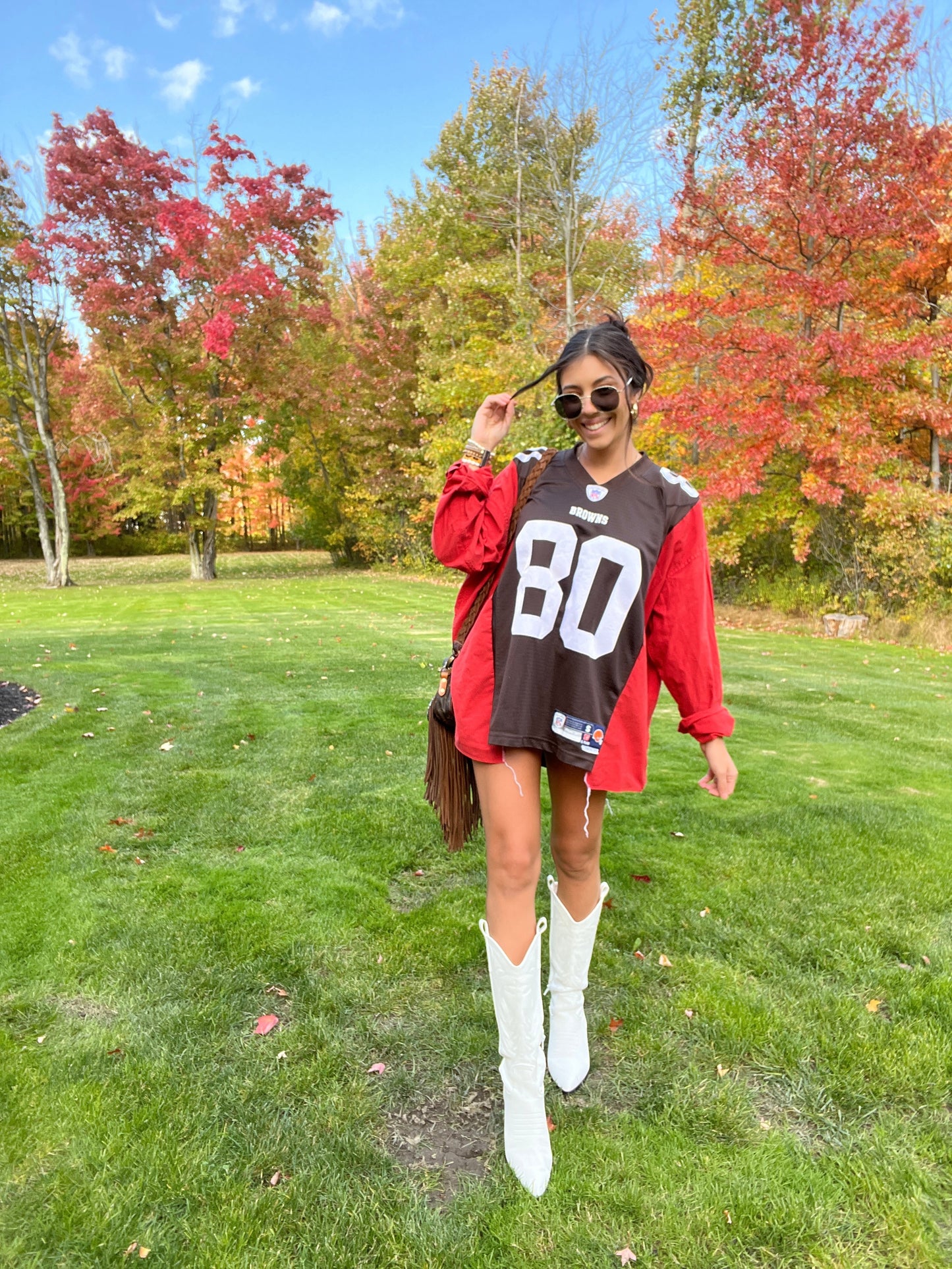#80 BROWNS JERSEY X FLANNEL