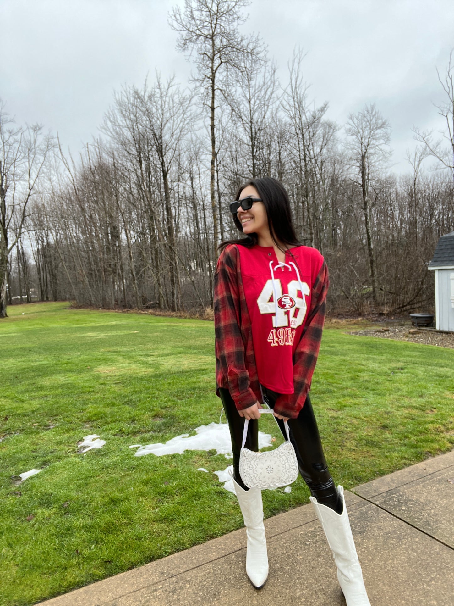 NO NAME 49ERS JERSEY X FLANNEL