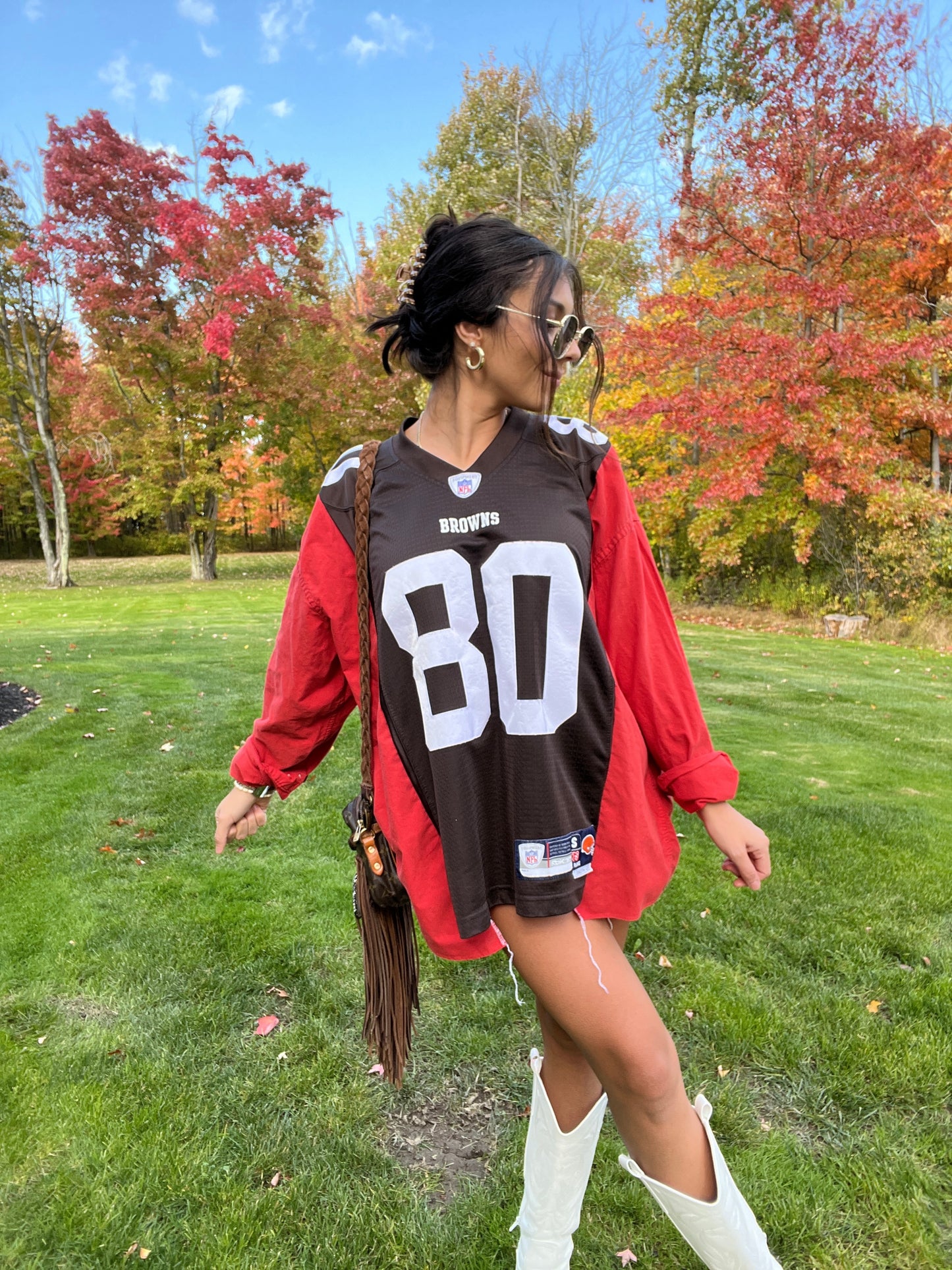 #80 BROWNS JERSEY X FLANNEL