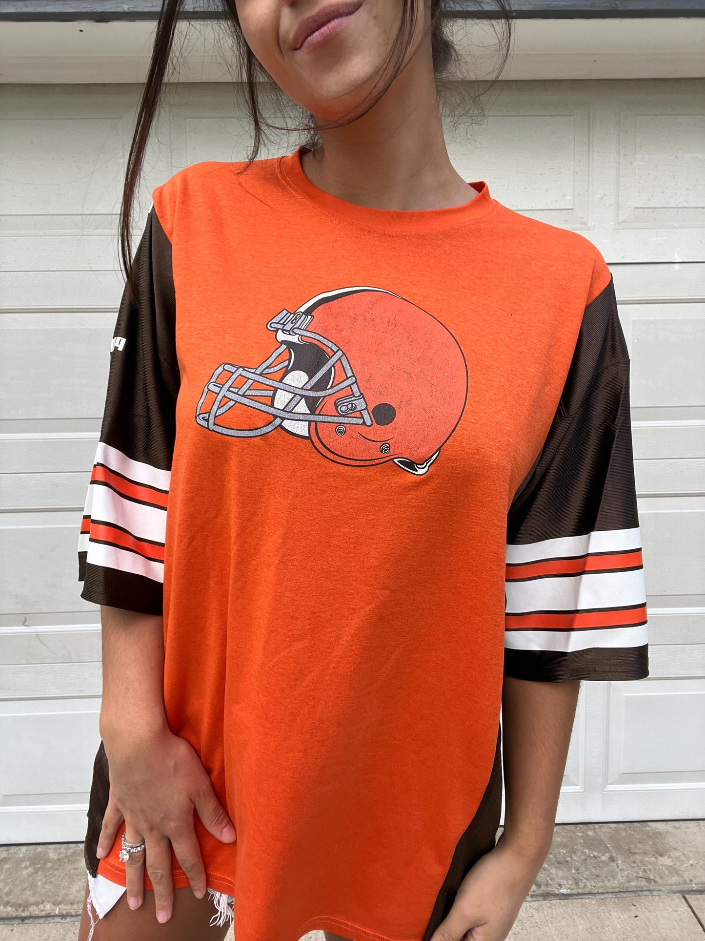 ORANGE HELMET JERSEY X TEE