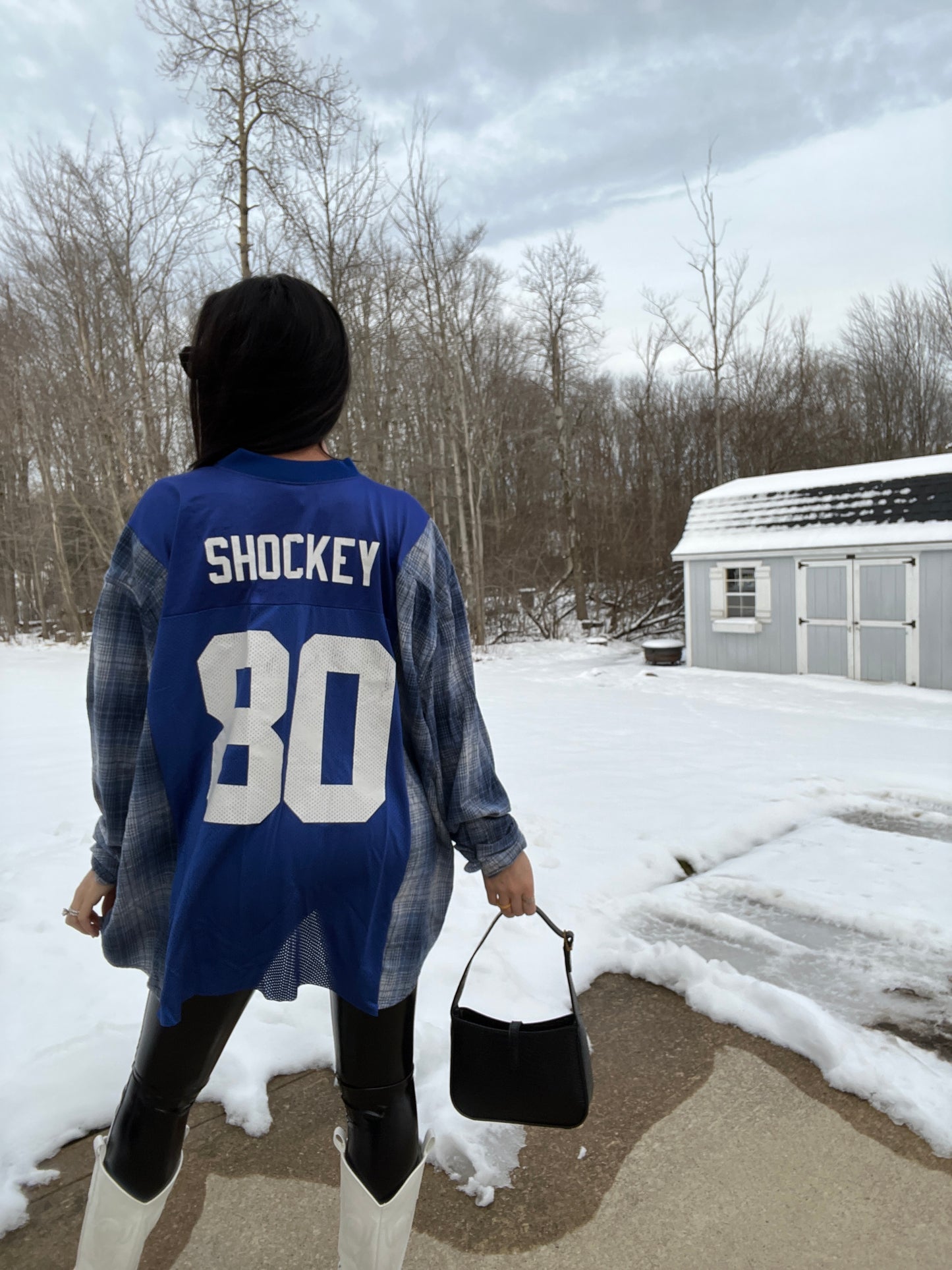 #80 SHOCKEY GIANTS JERSEY X FLANNEL