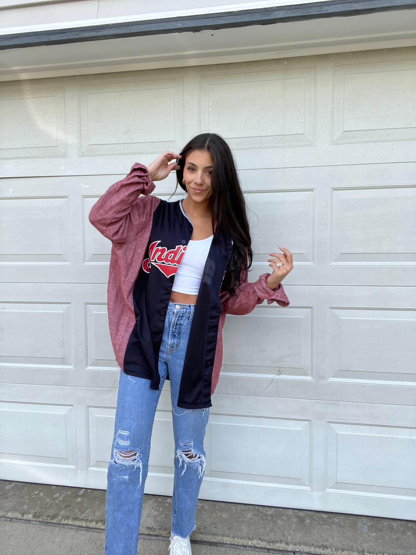 NAVY MILLER JERSEY X FLANNEL