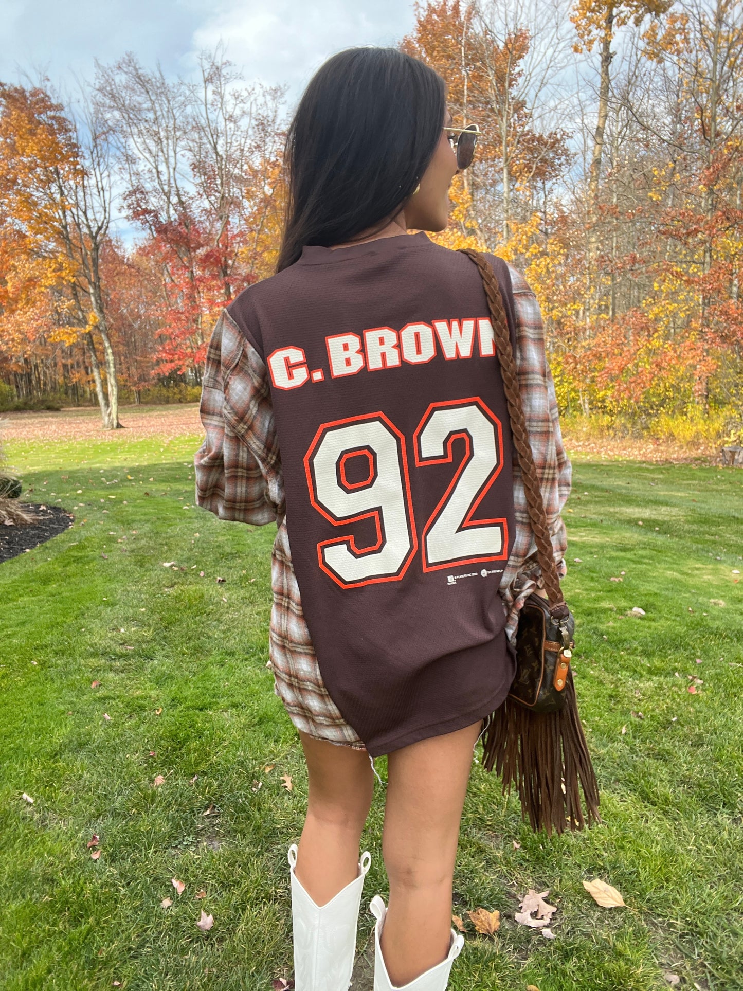 #92 BROWN JERSEY X FLANNEL