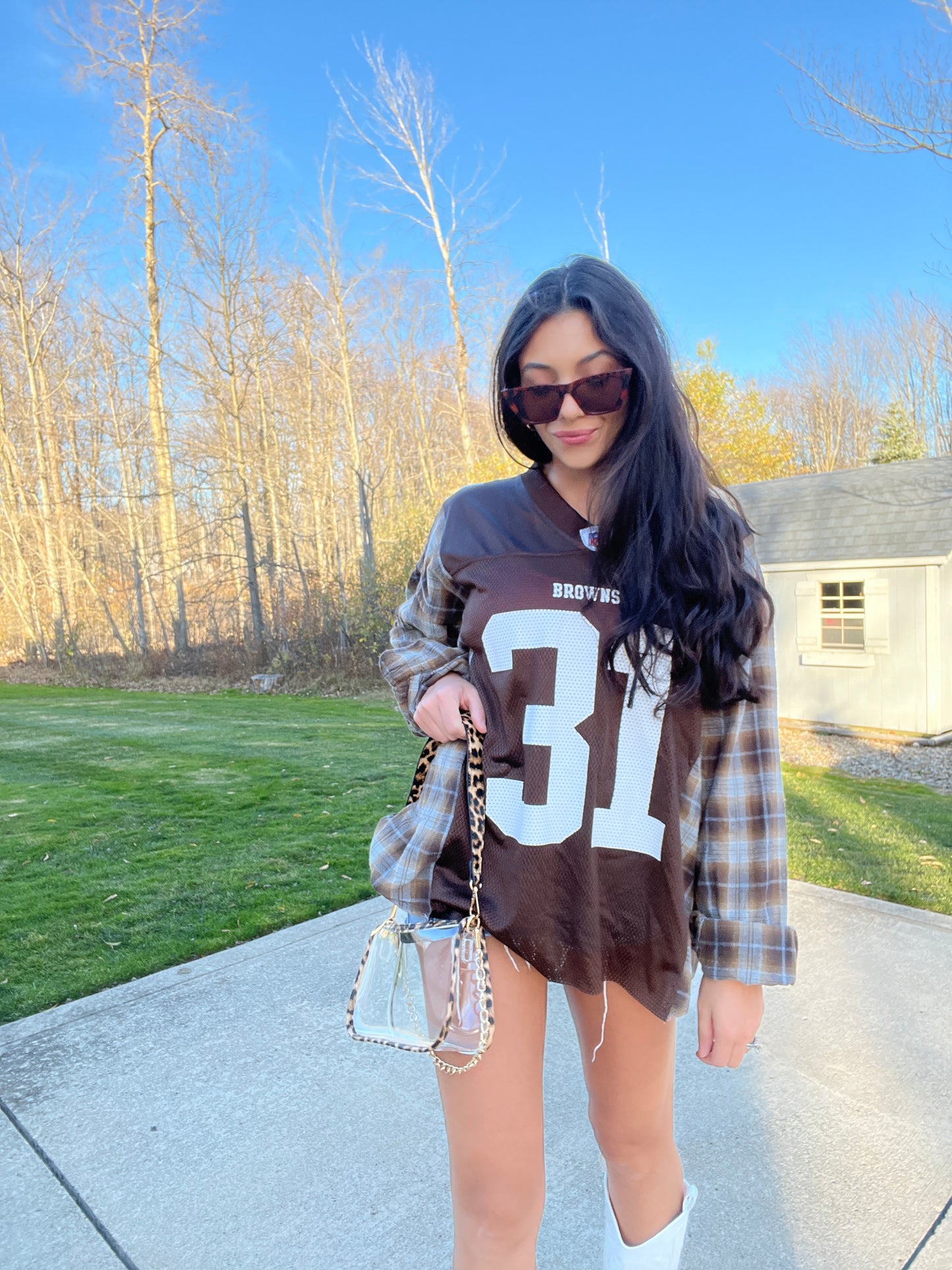 #31 GREEN BROWNS JERSEY X FLANNEL