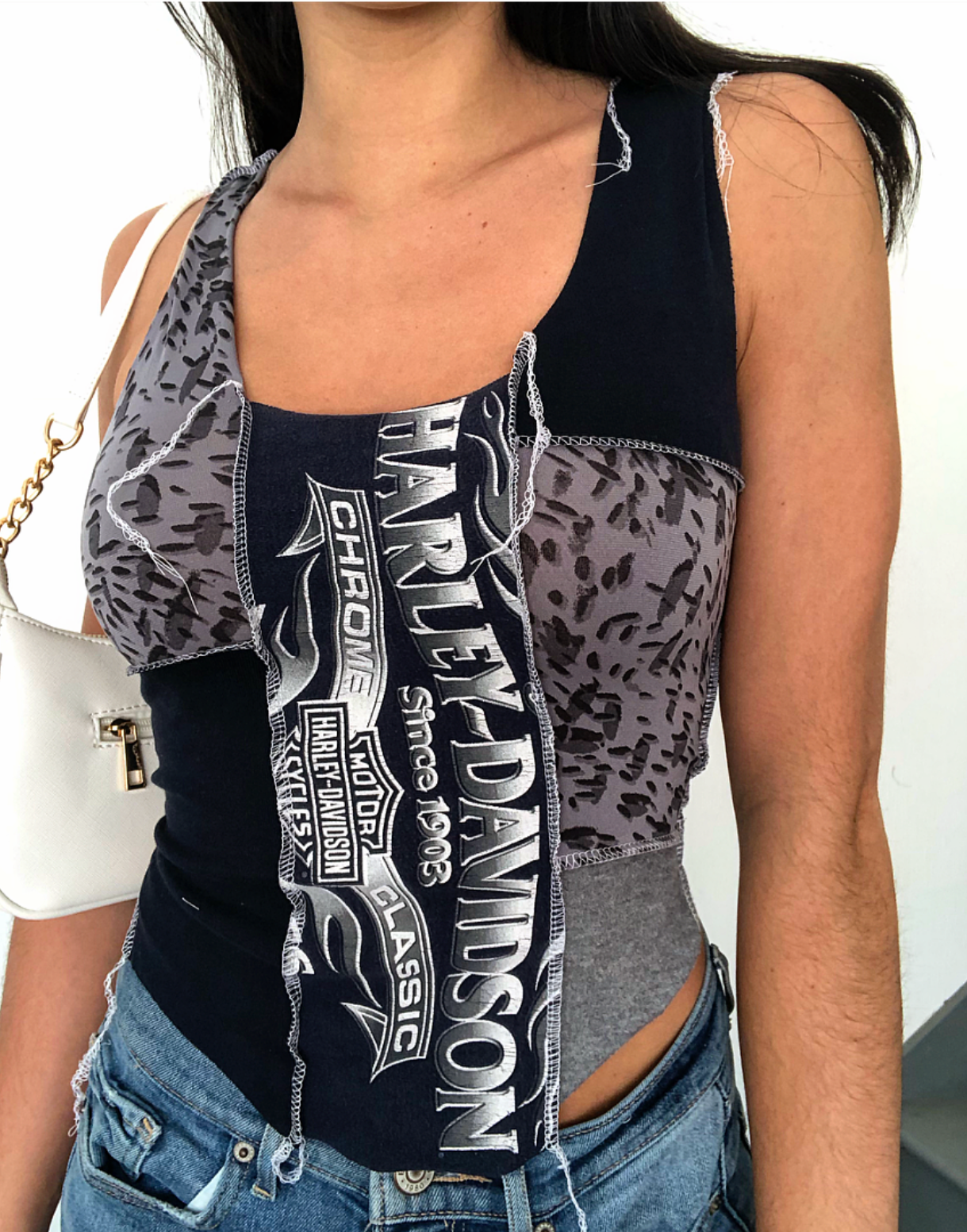 Harley Patchwork Tank