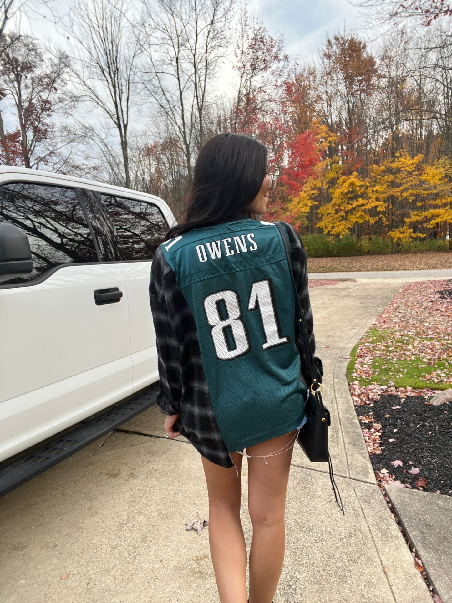 #81 OWENS EAGLES JERSEY X FLANNEL