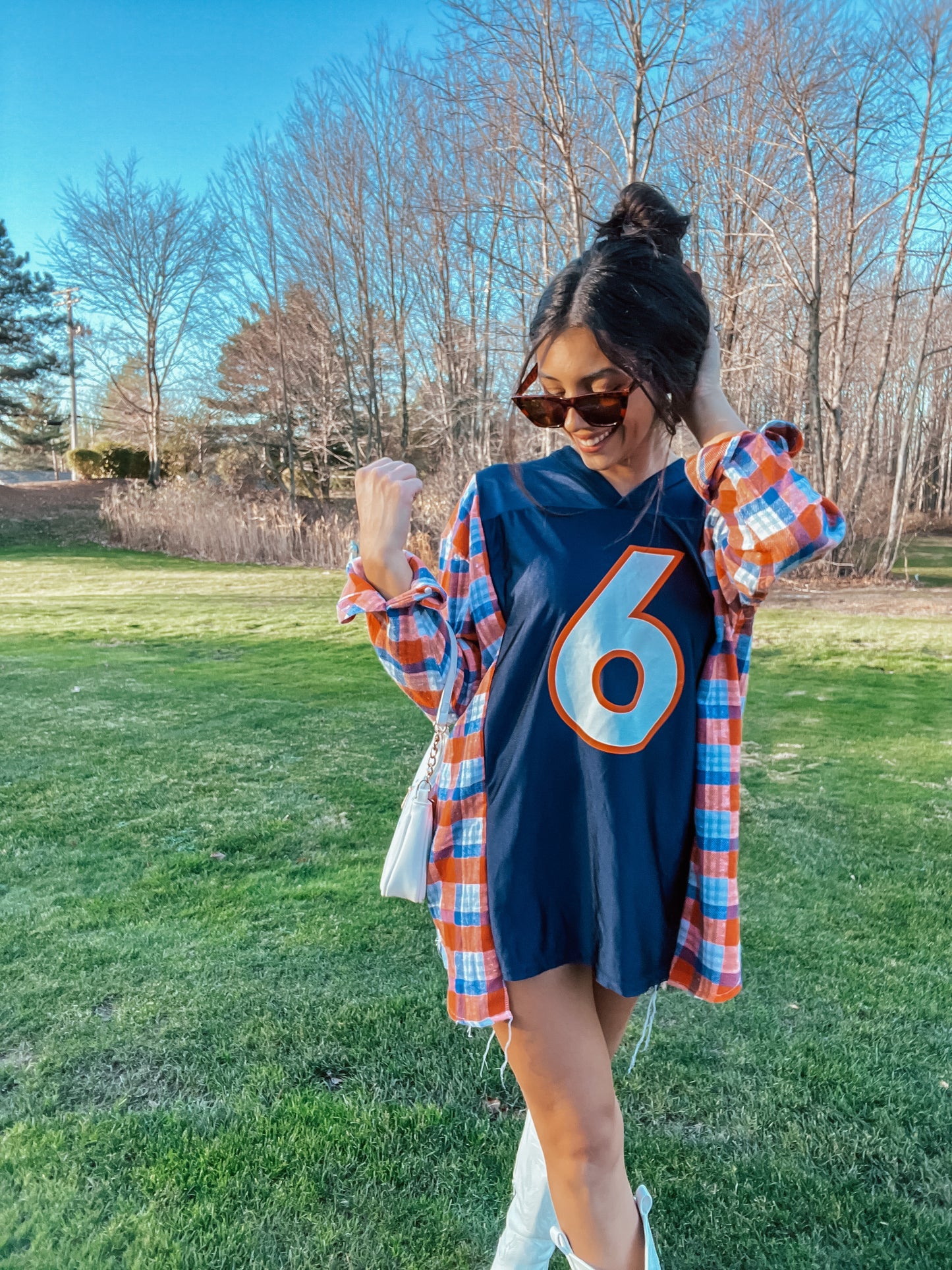 #6 CUTLER BRONCOS JERSEY X FLANNEL