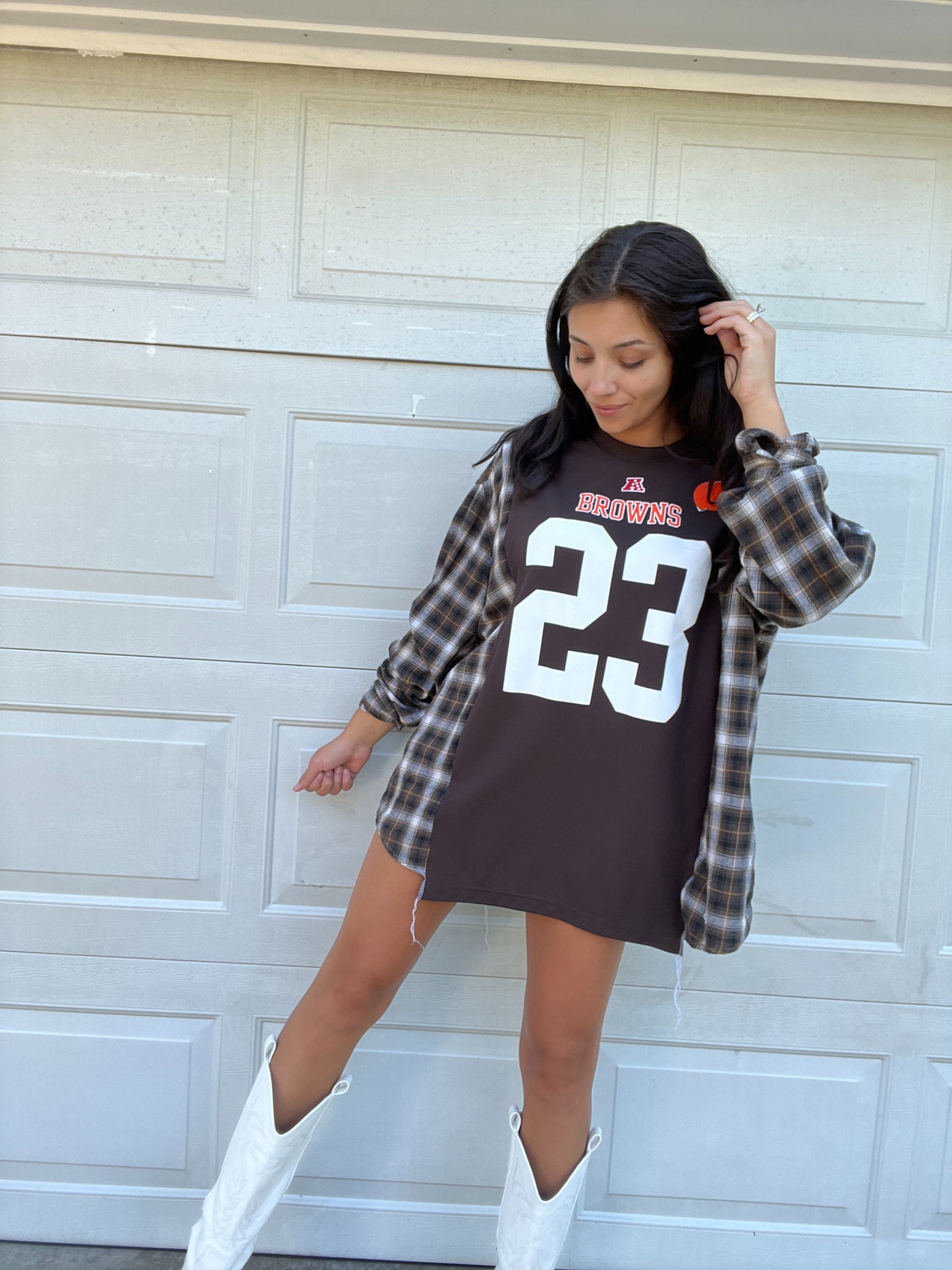 CLEVELAND FOOTBALL JERSEY X FLANNEL