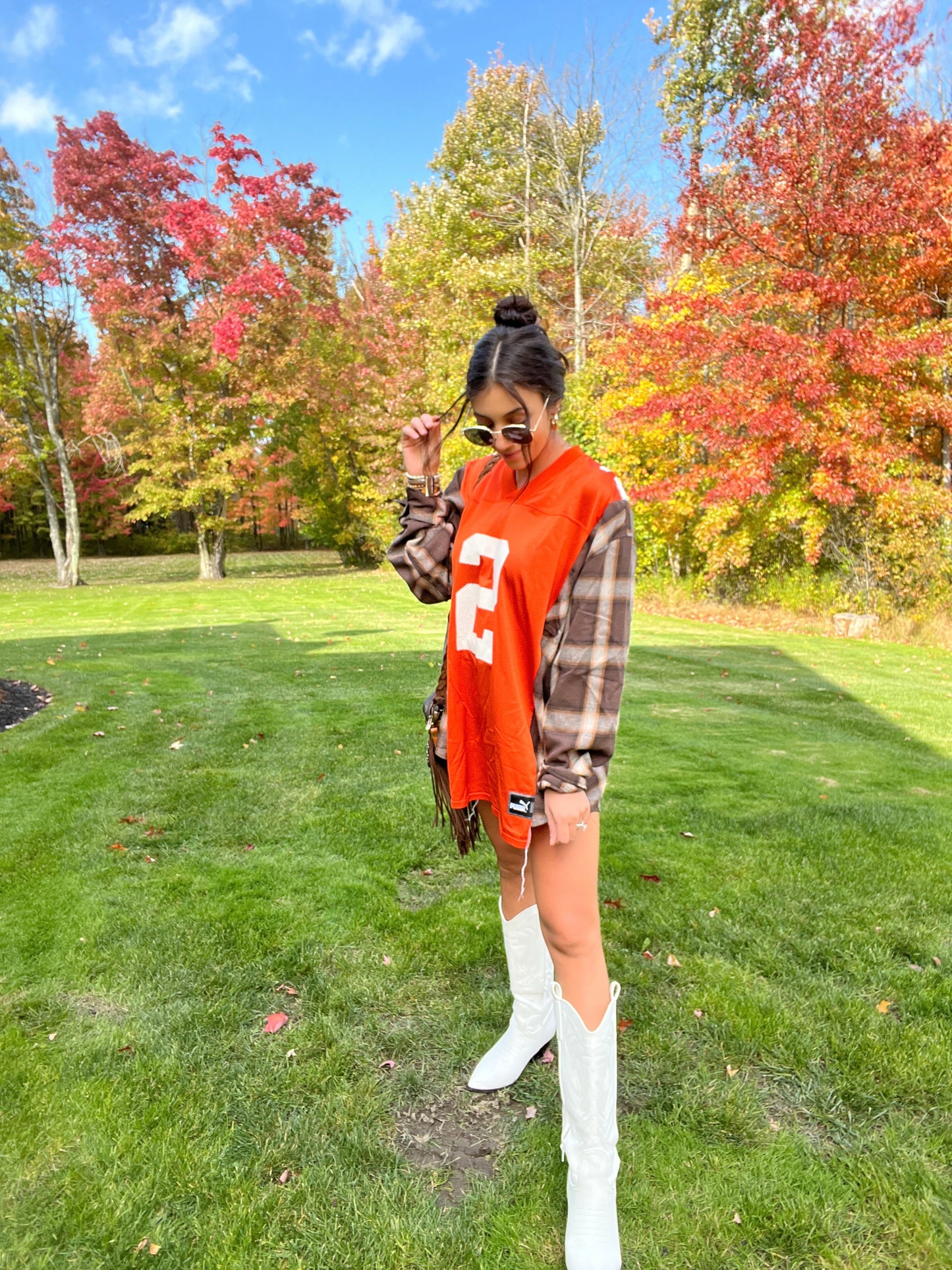 #2 COUCH BROWNS JERSEY X FLANNEL