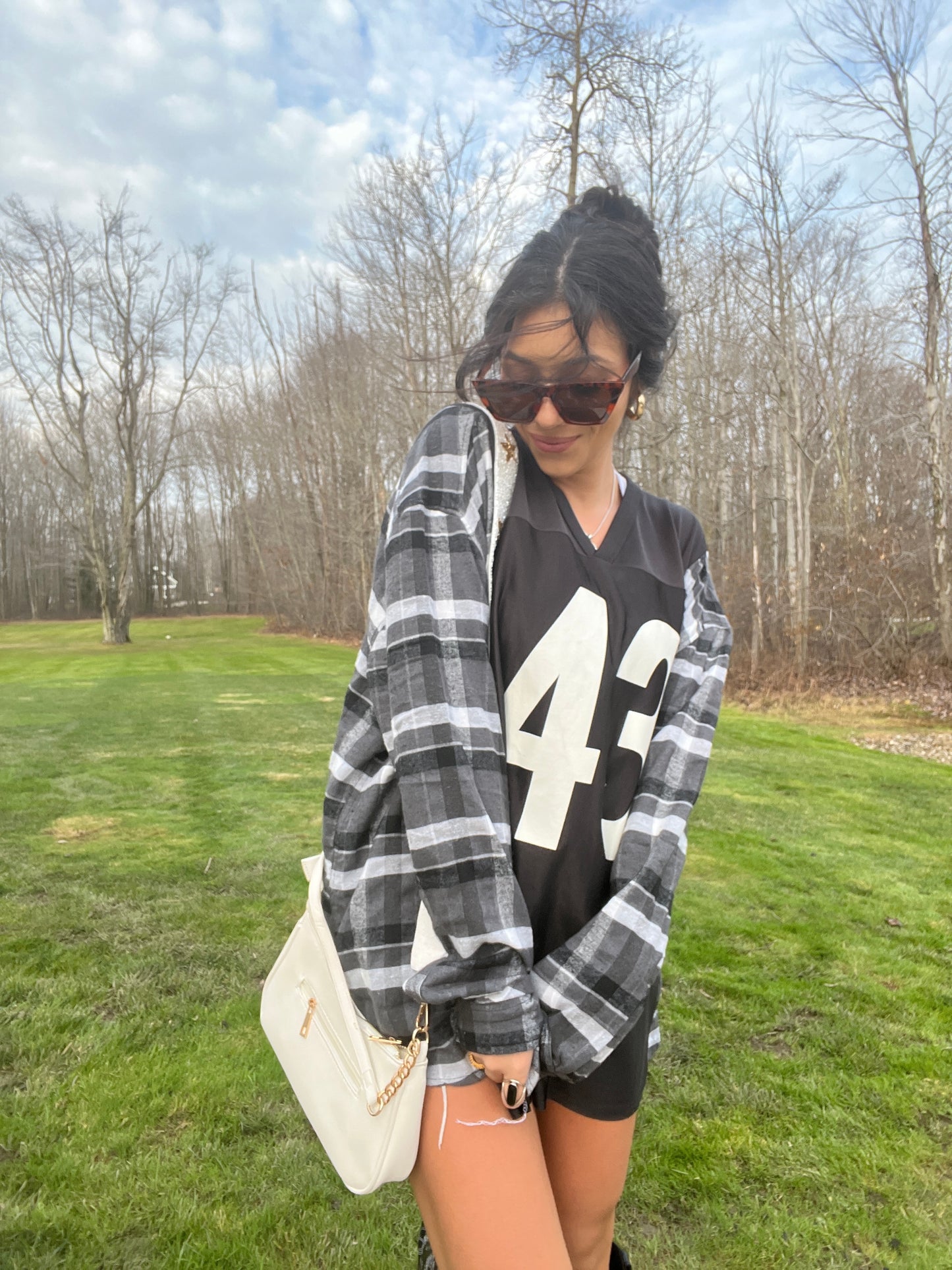 #43 POLAMALO STEELERS JERSEY X FLANNEL