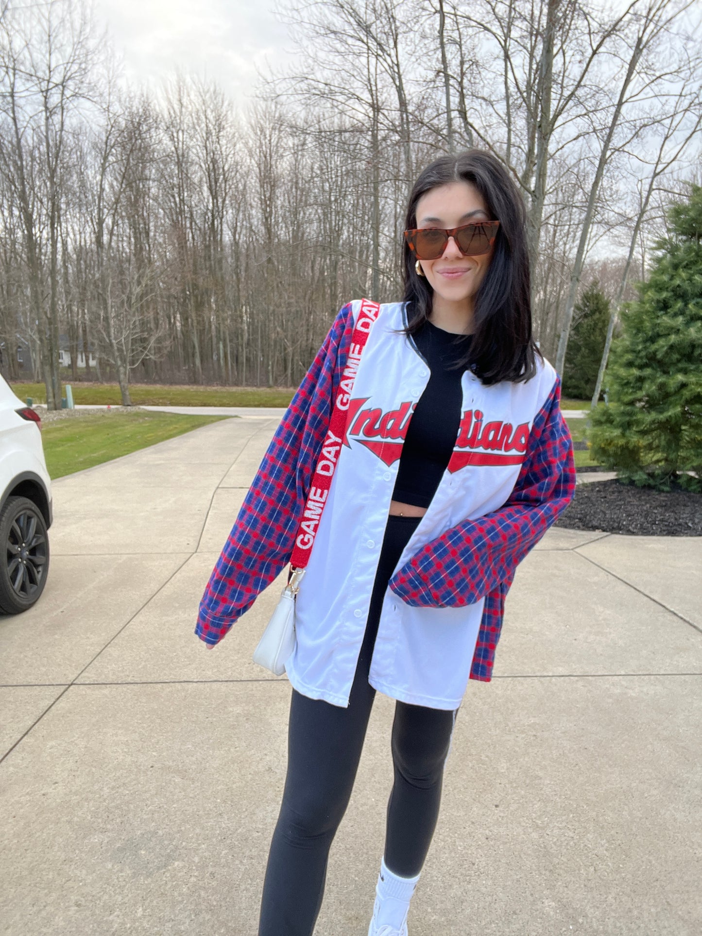 CLEVELAND BASEBALL REYES JERSEY X FLANNEL