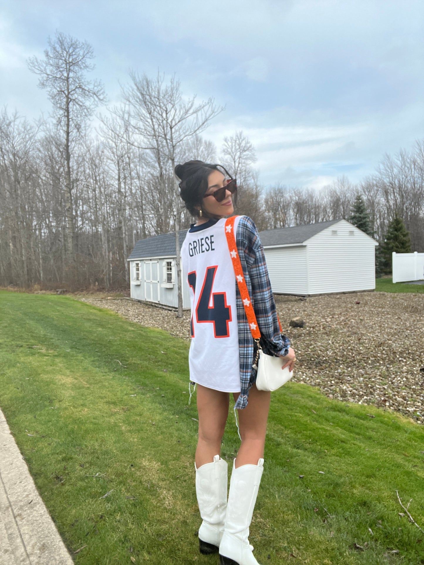 #14 GRIESE BRONCOS JERSEY X FLANNEL