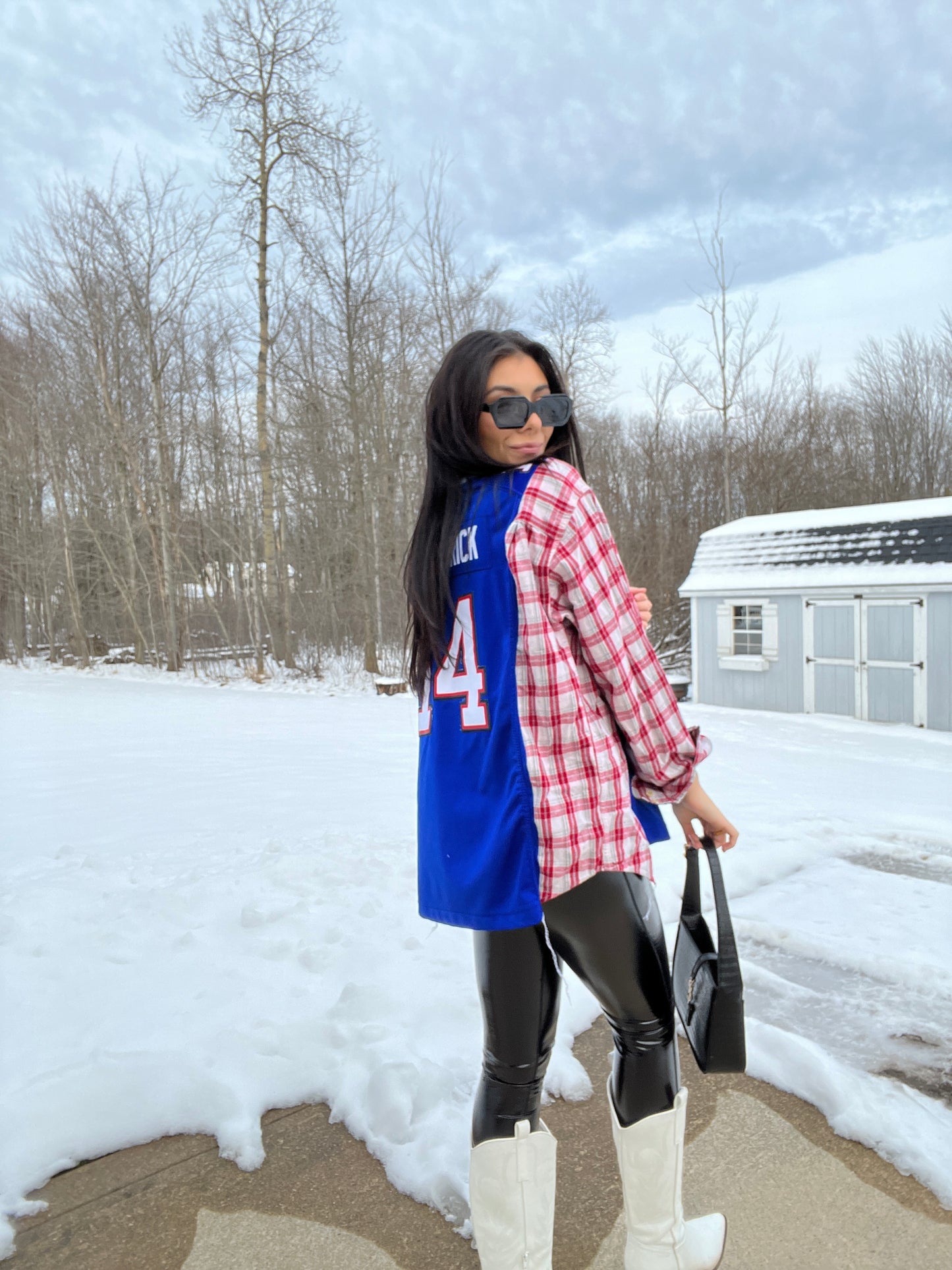 #14 FITZPATRICK BILLS JERSEY X FLANNEL