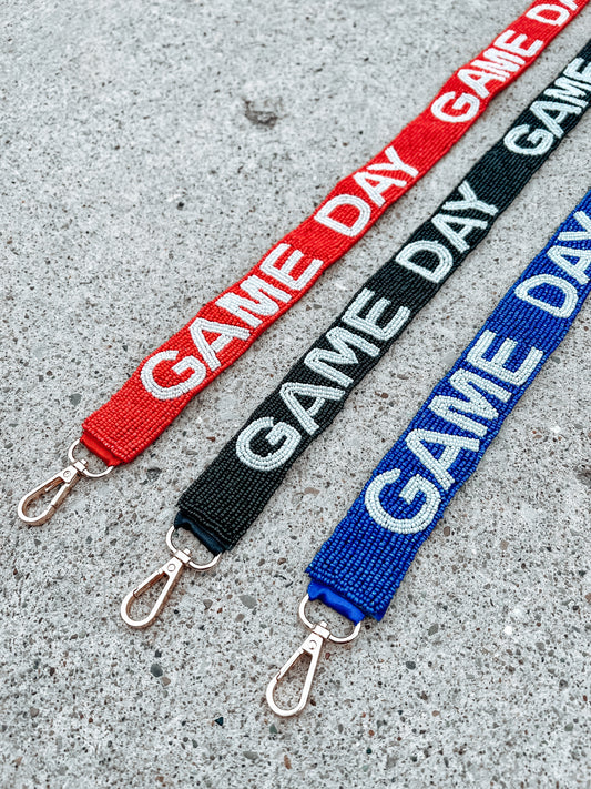 GAME DAY BEADED BAG STRAPS