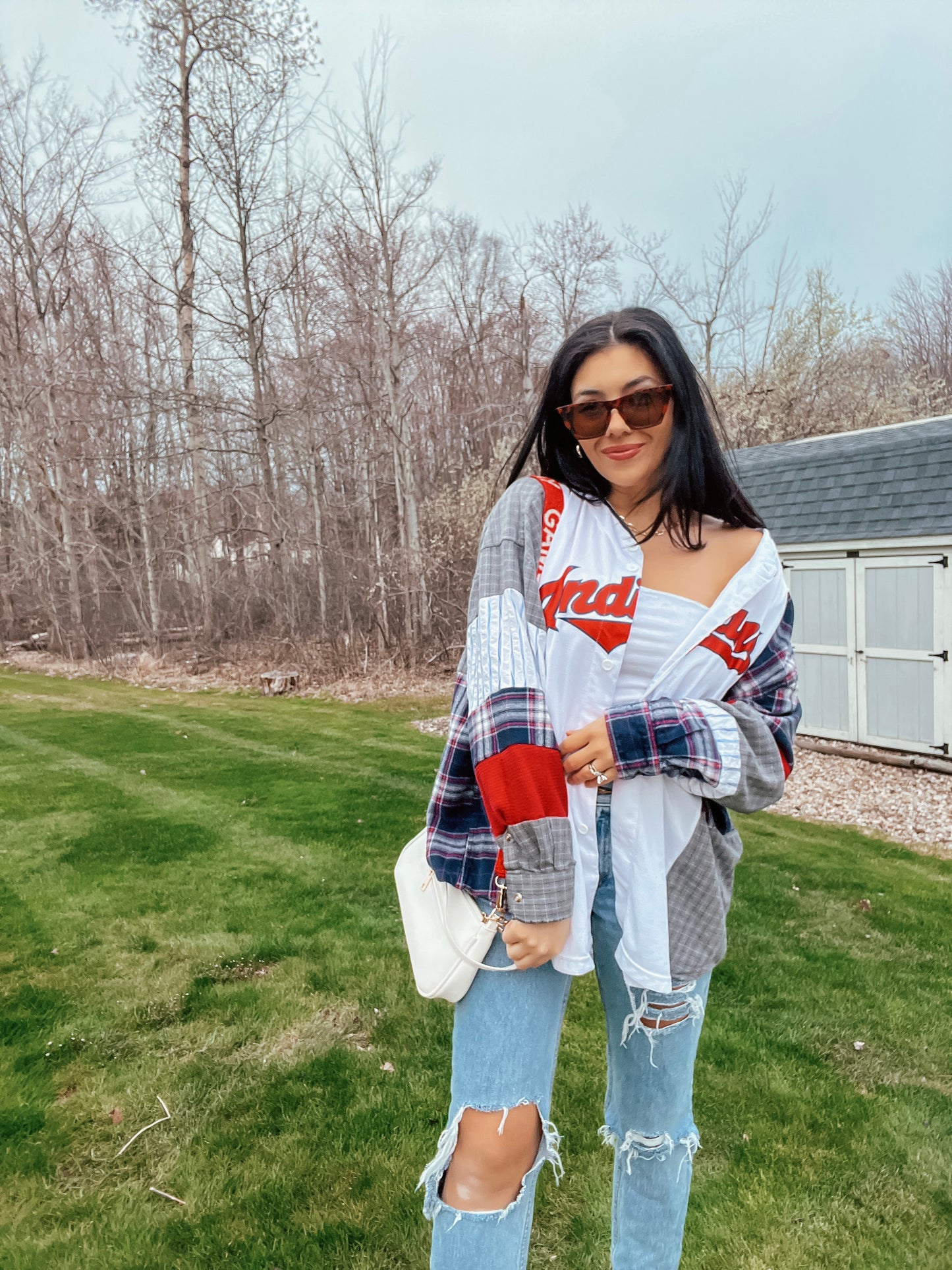INDIANS PATCHWORK JERSEY X FLANNEL