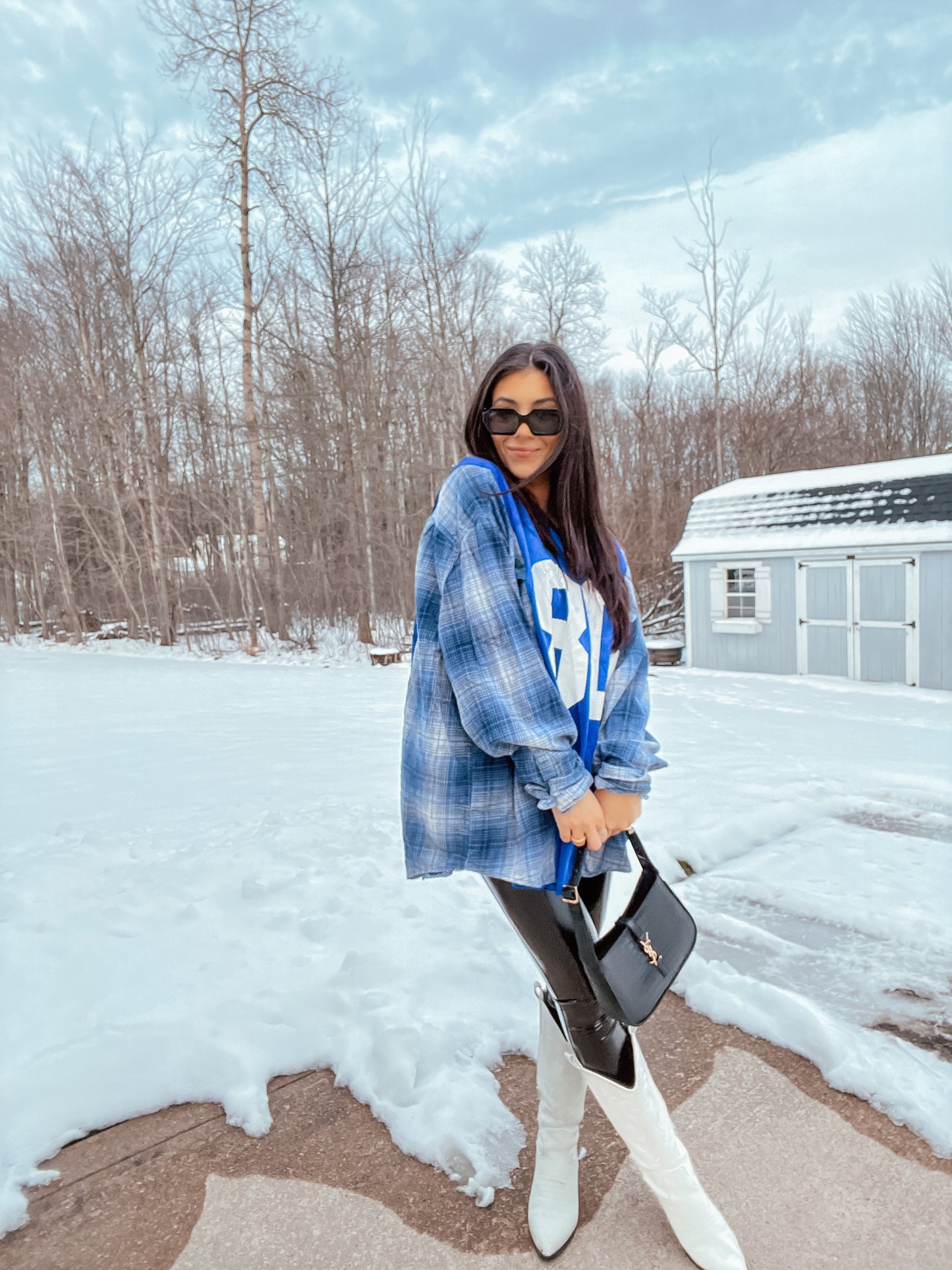 #80 SHOCKEY GIANTS JERSEY X FLANNEL