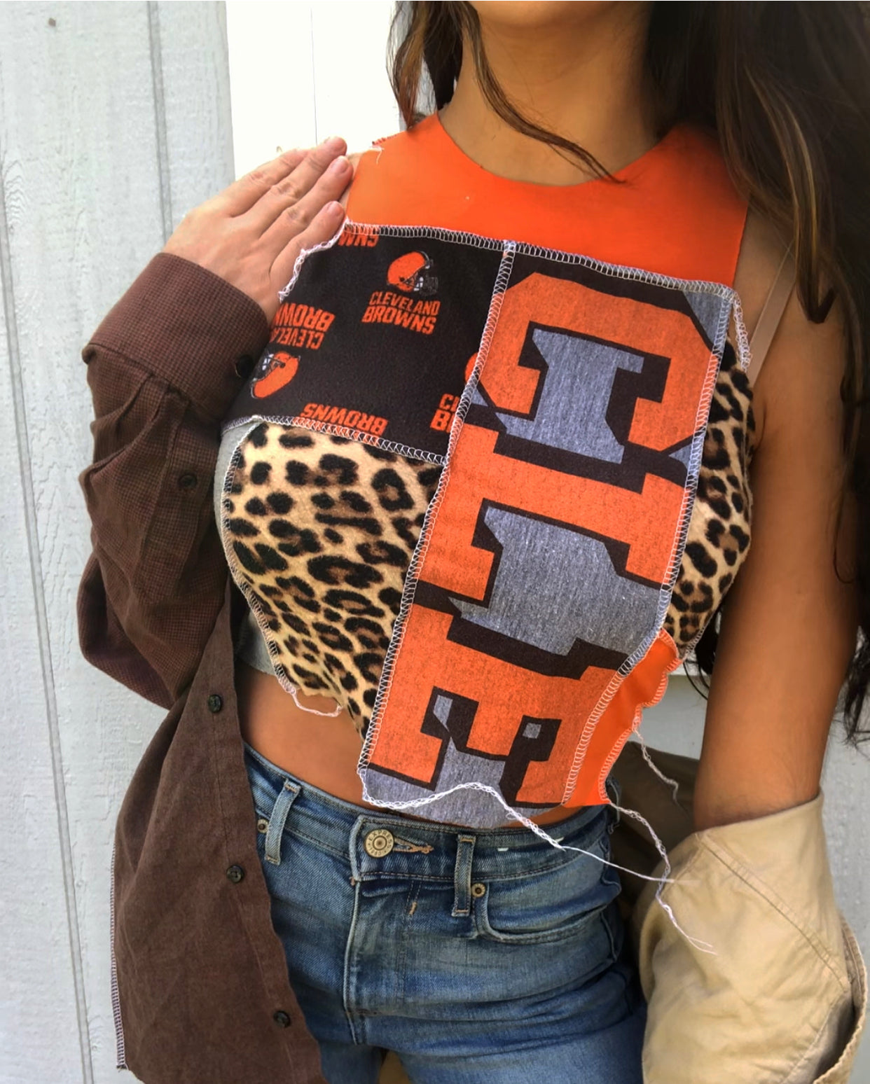 CHEETAH CLE PATCHWORK TANK