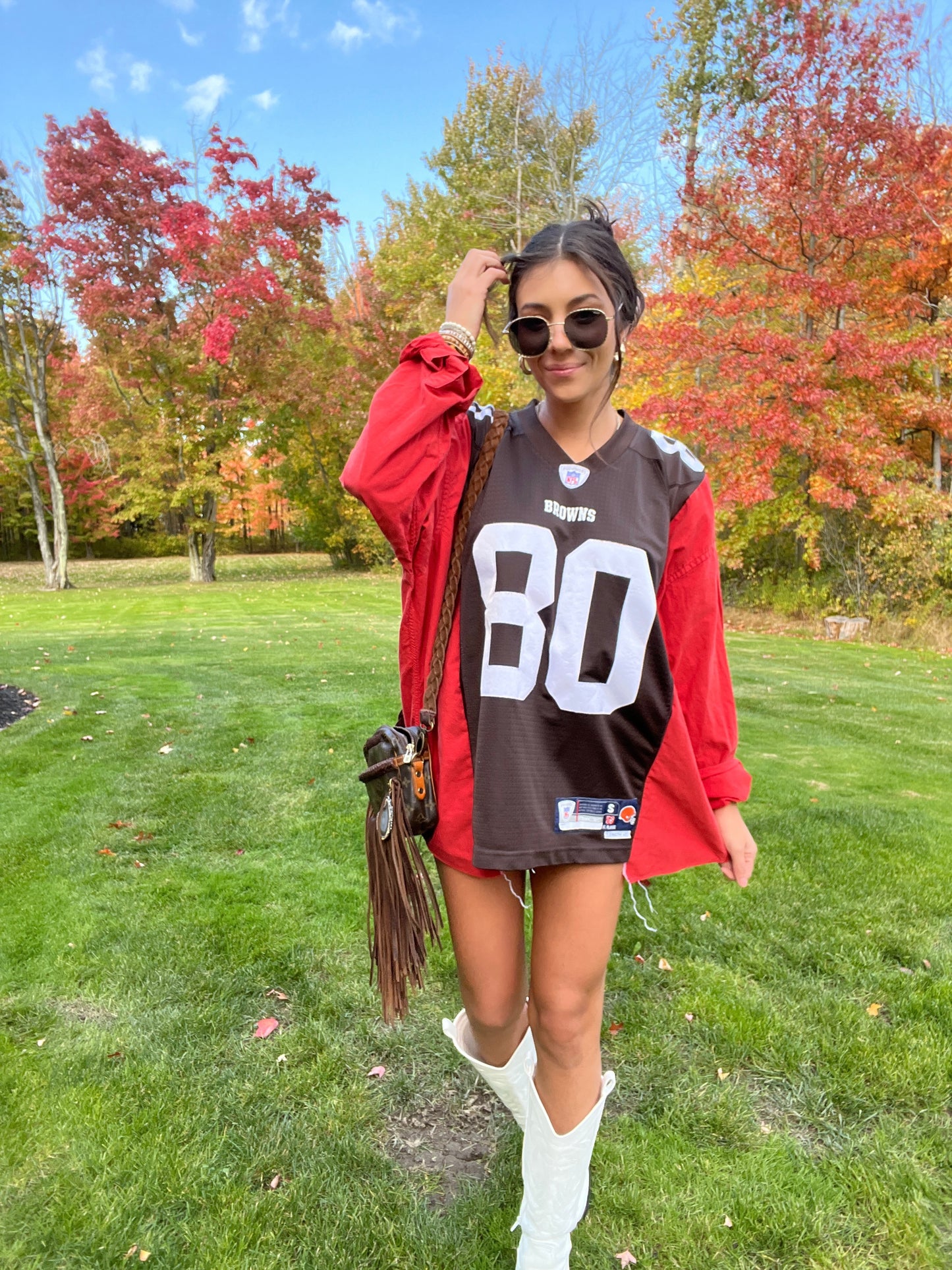#80 BROWNS JERSEY X FLANNEL