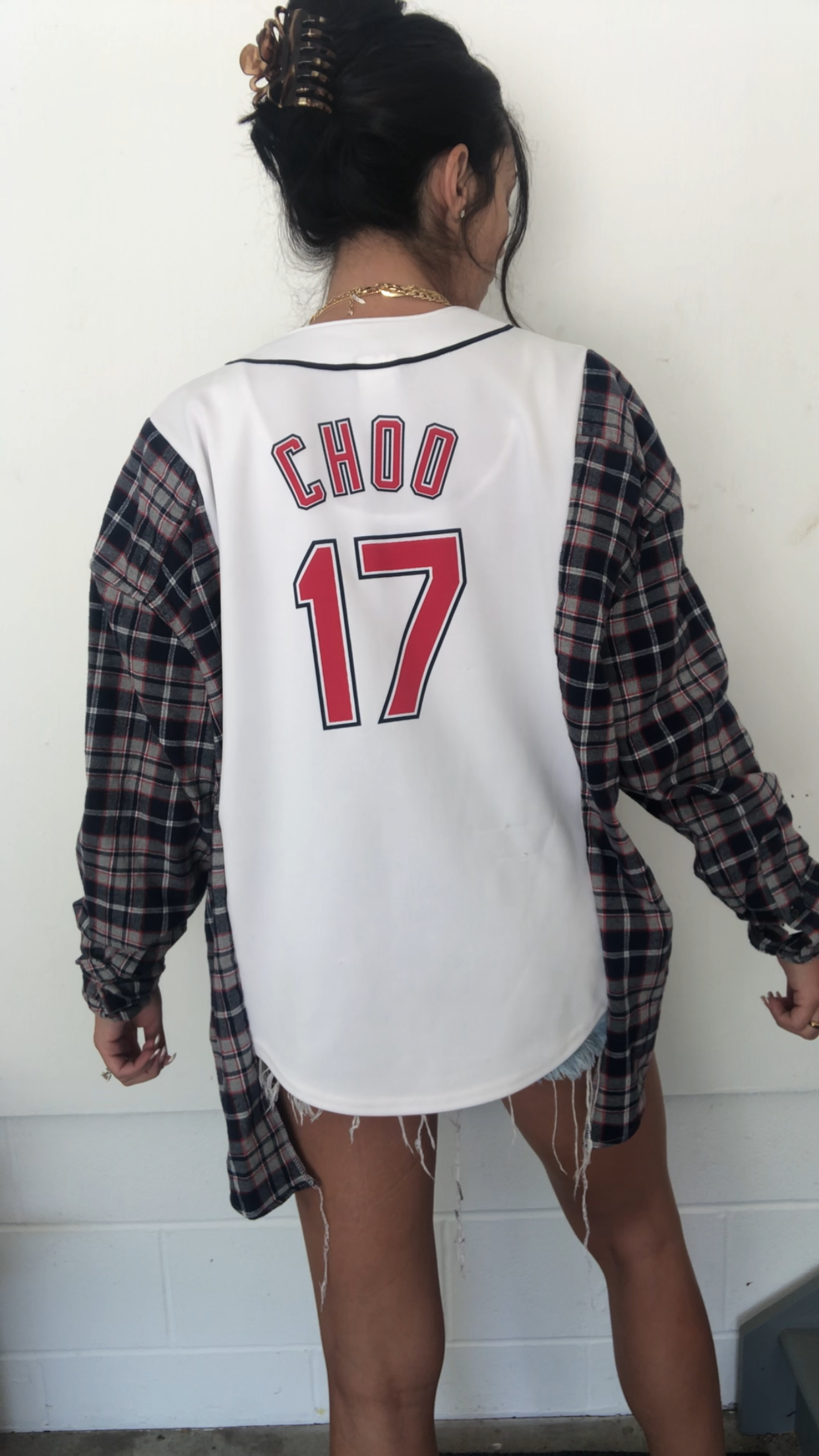WHITE JERSEY FLANNEL