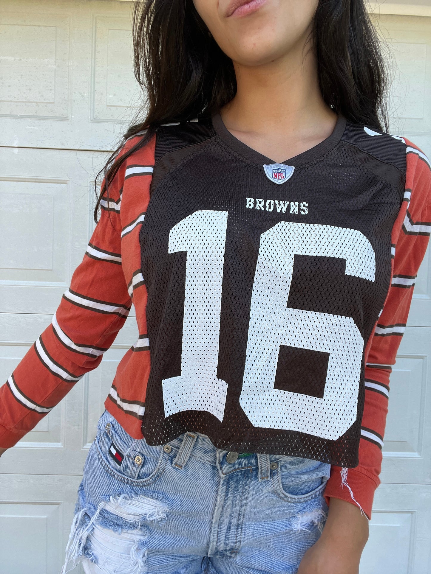 CROPPED JERSEY X SHIRT