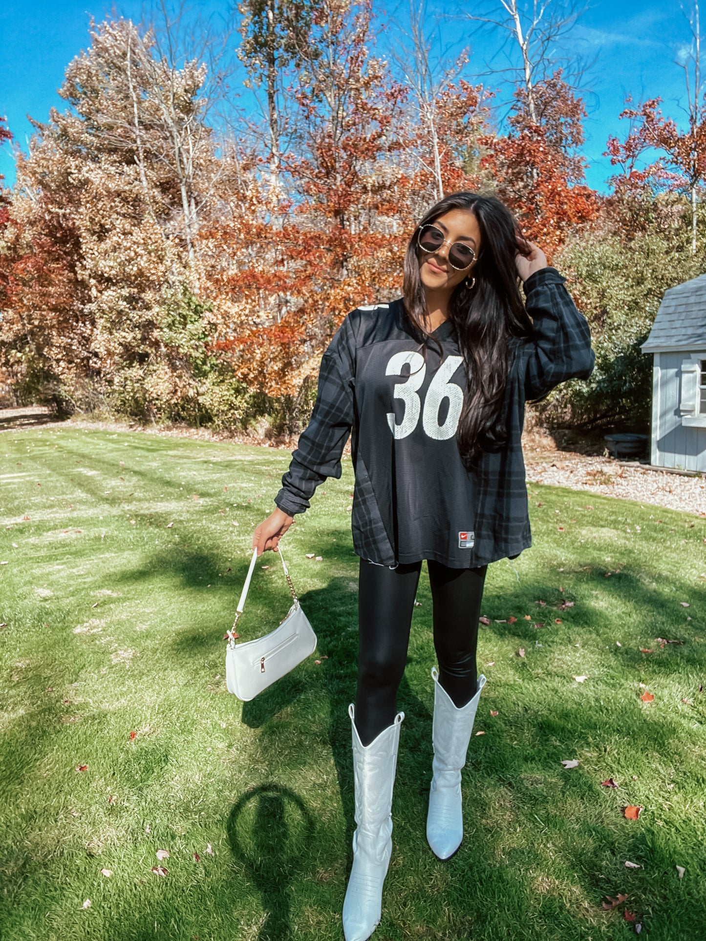 #36 BETTIS STEELERS JERSEY X FLANNEL