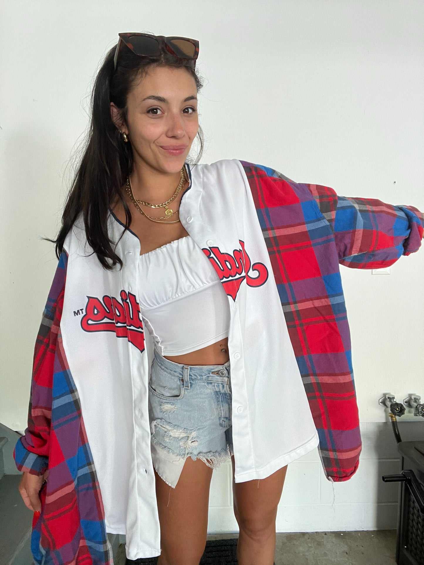 WHITE SIZEMORE JERSEY FLANNEL