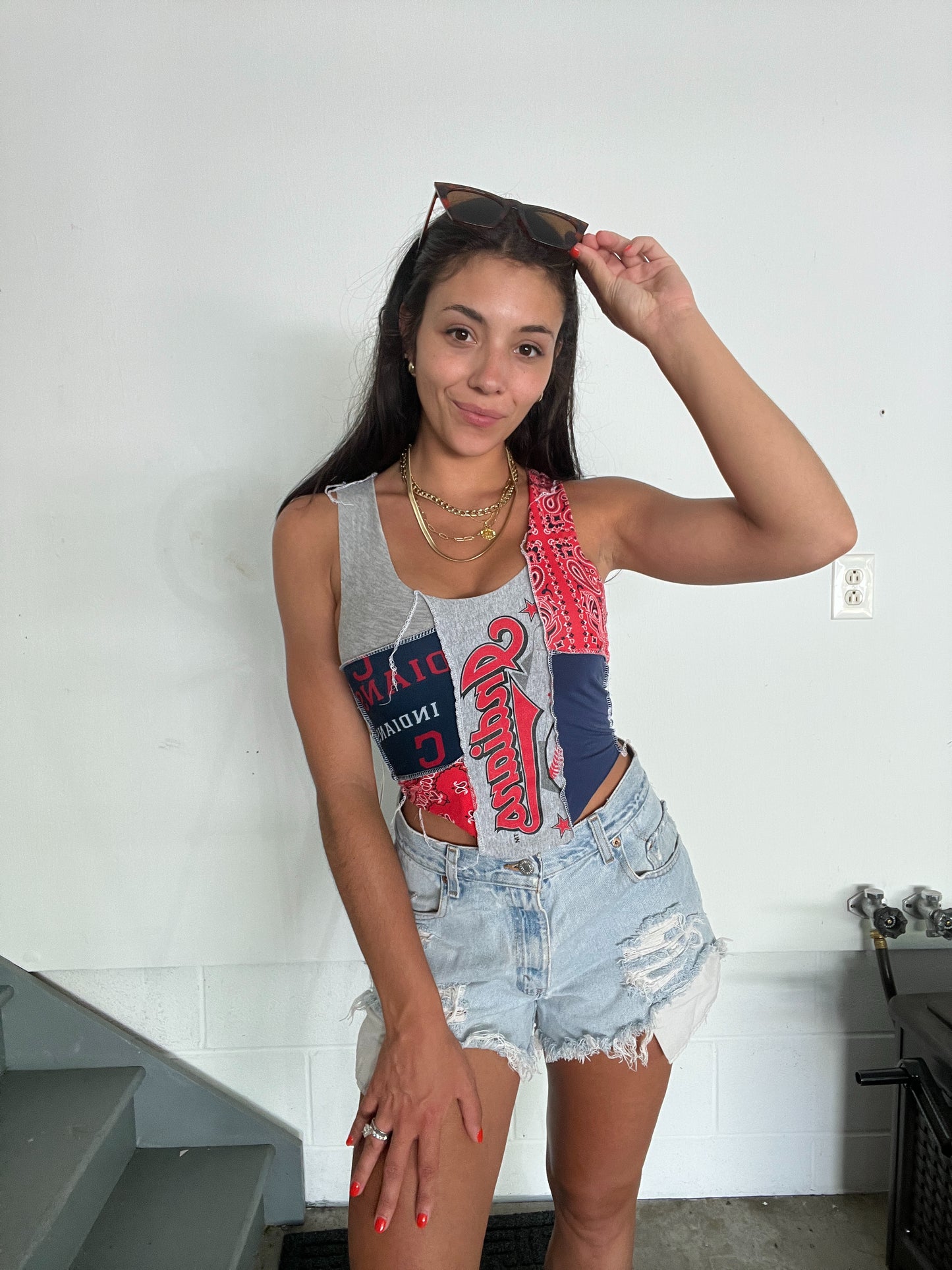 BANDANA NEW PATCHWORK TANK
