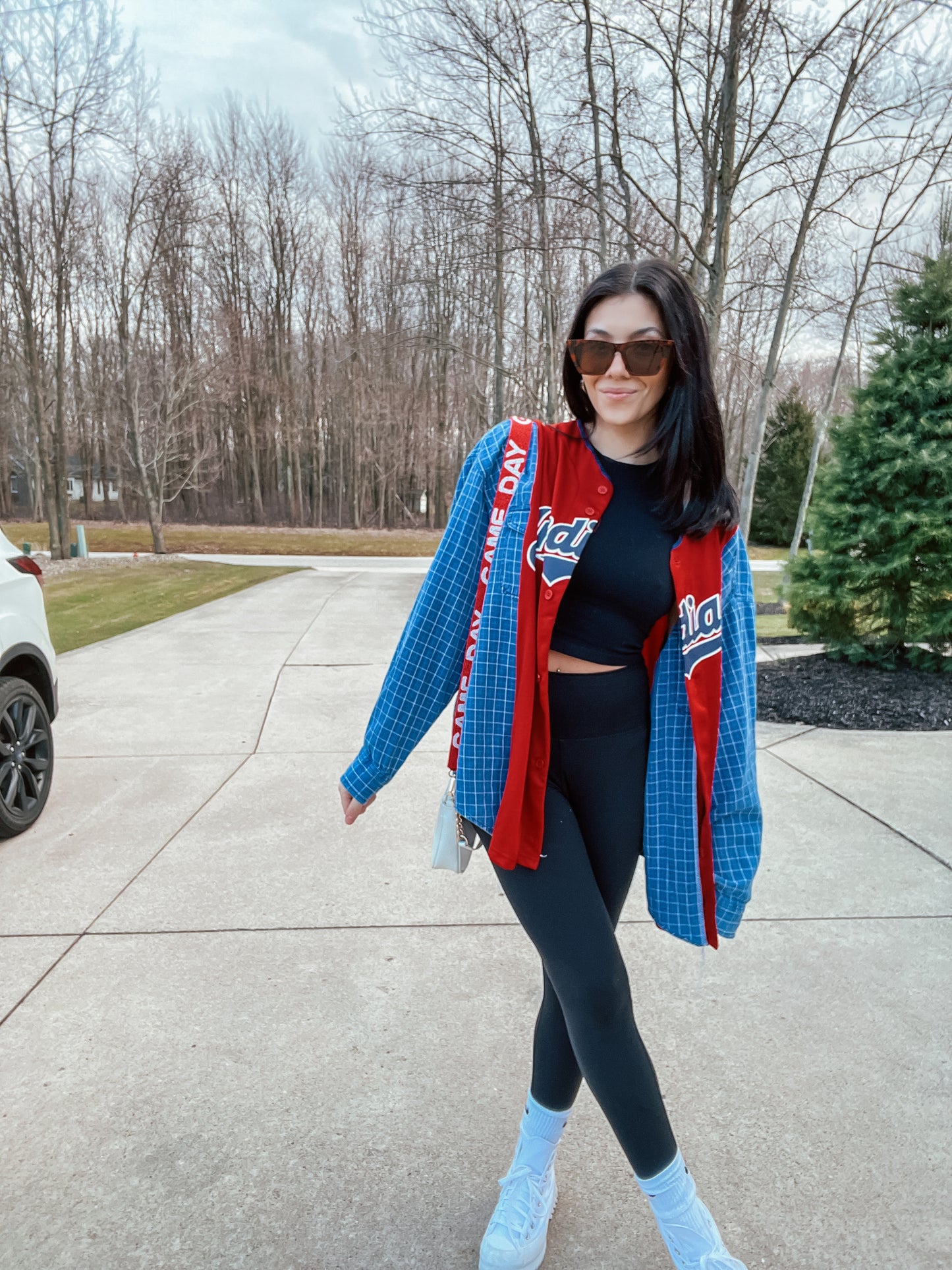 CLEVELAND BASEBALL SANTANA JERSEY X DENIM