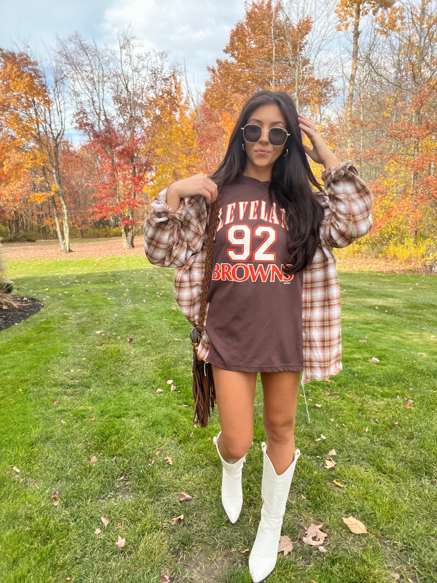 #92 BROWN JERSEY X FLANNEL