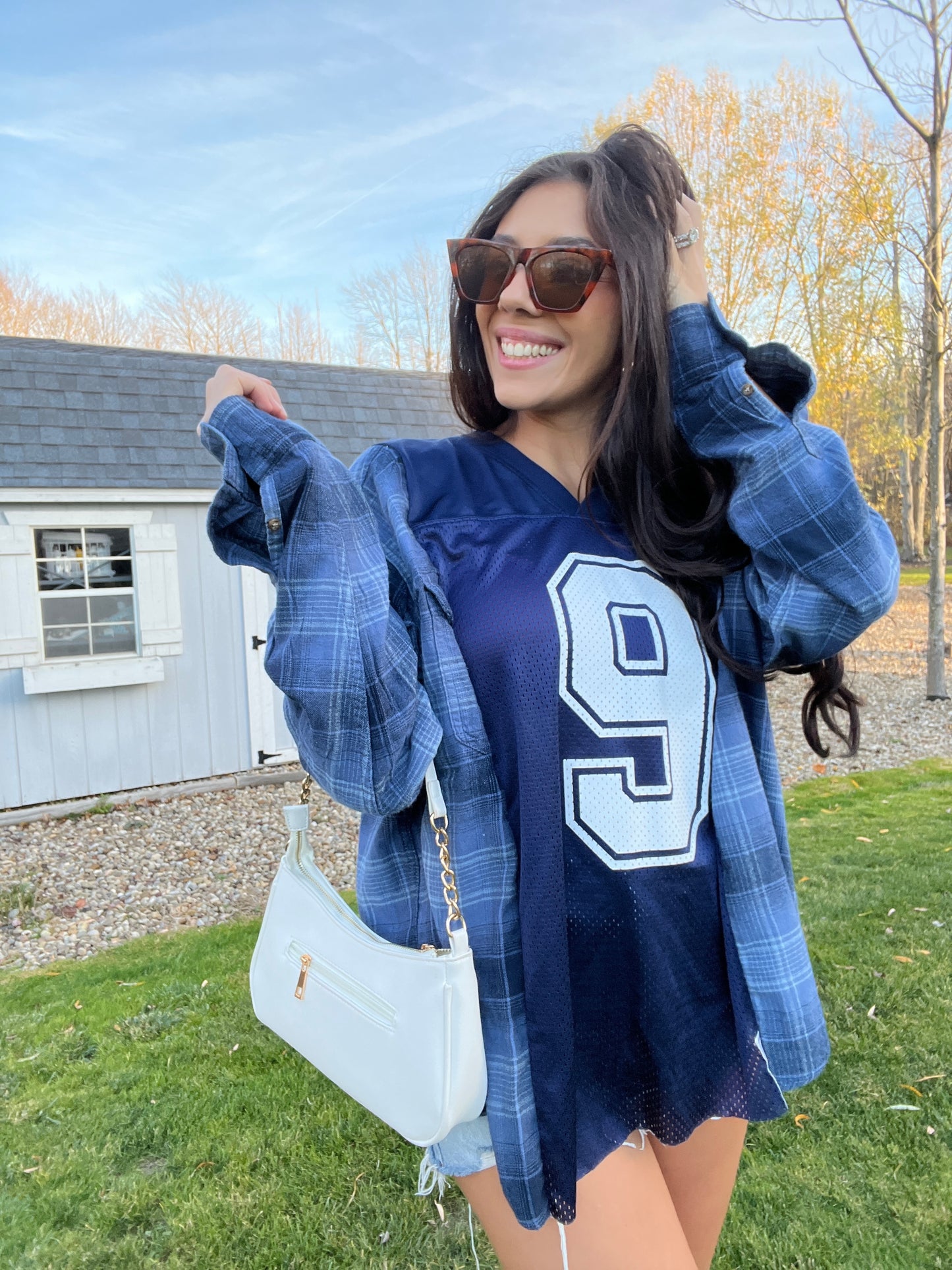 #9 ROMO COWBOYS JERSEY X FLANNEL