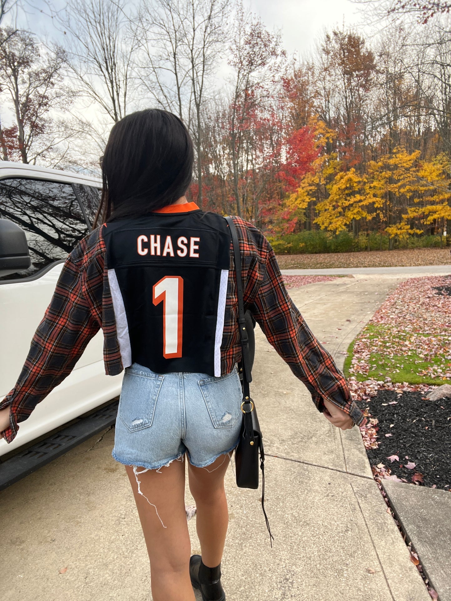 #1 CHASE BENGALS JERSEY X FLANNELS