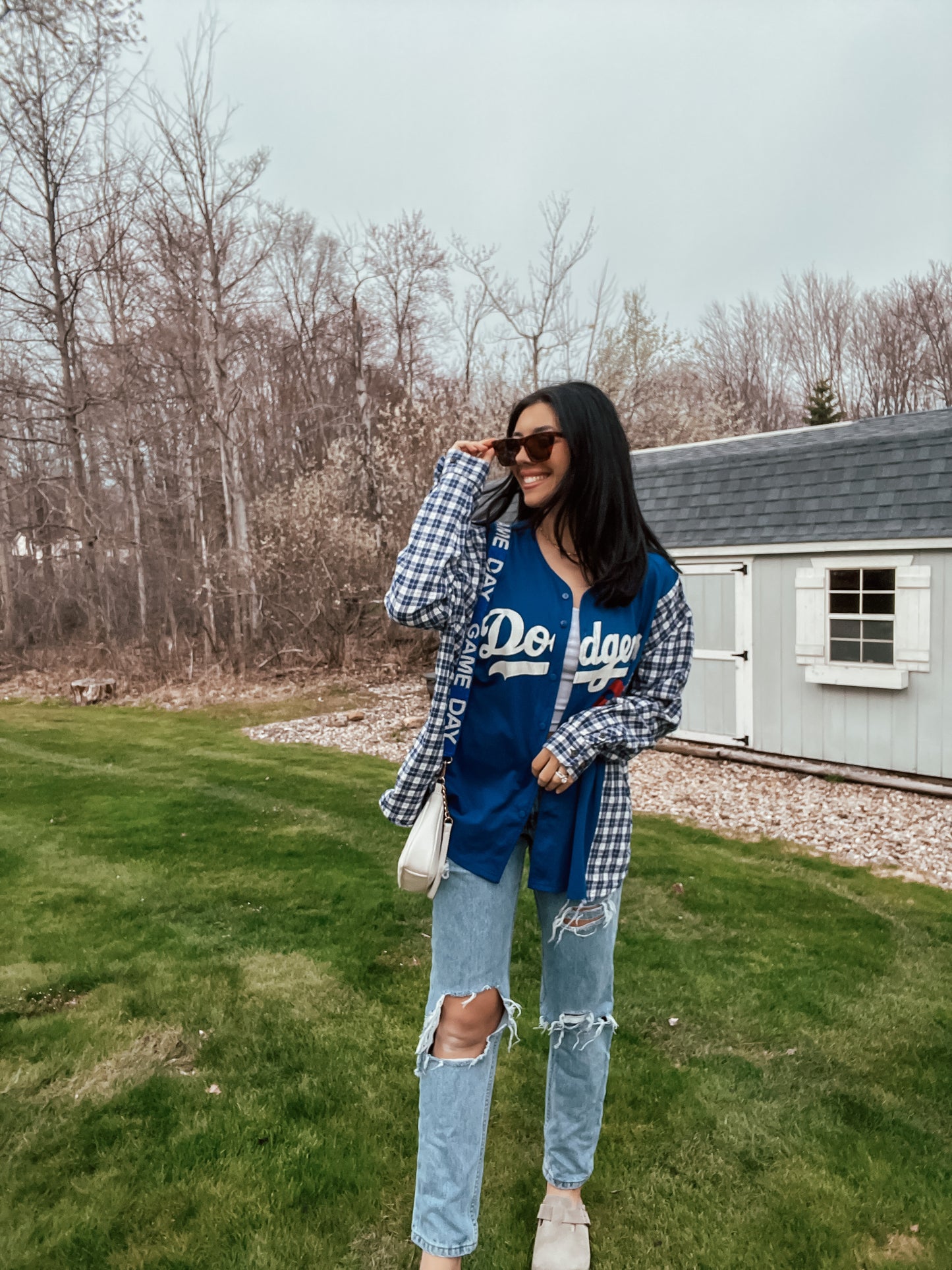 DODGERS JERSEY X FLANNEL