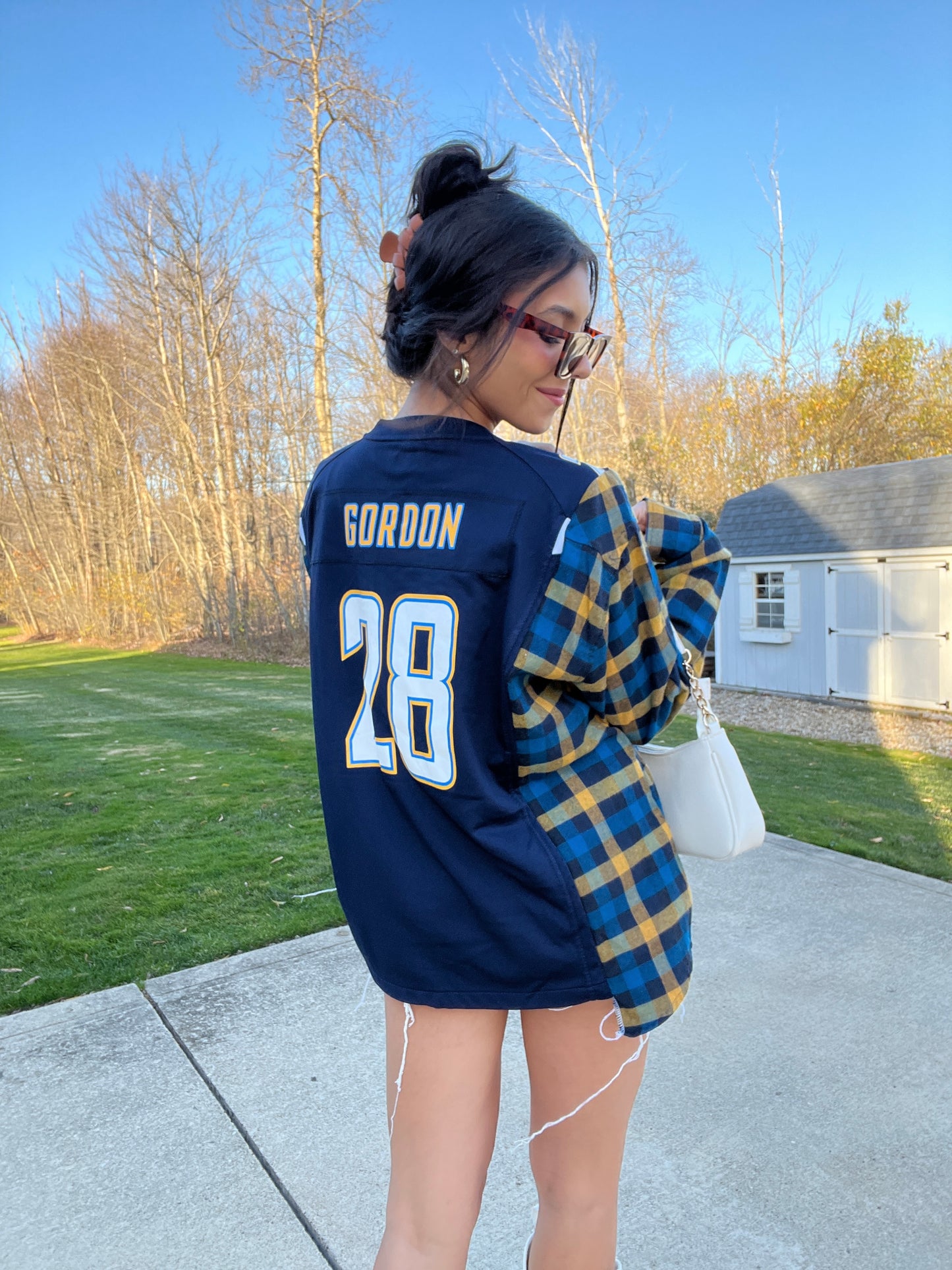 #28 GORDON CHARGERS JERSEY X FLANNEL