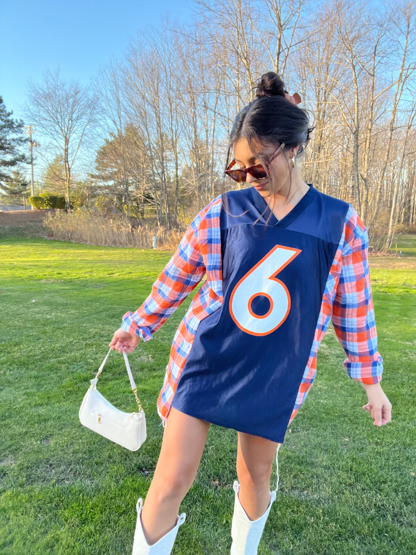 #6 CUTLER BRONCOS JERSEY X FLANNEL