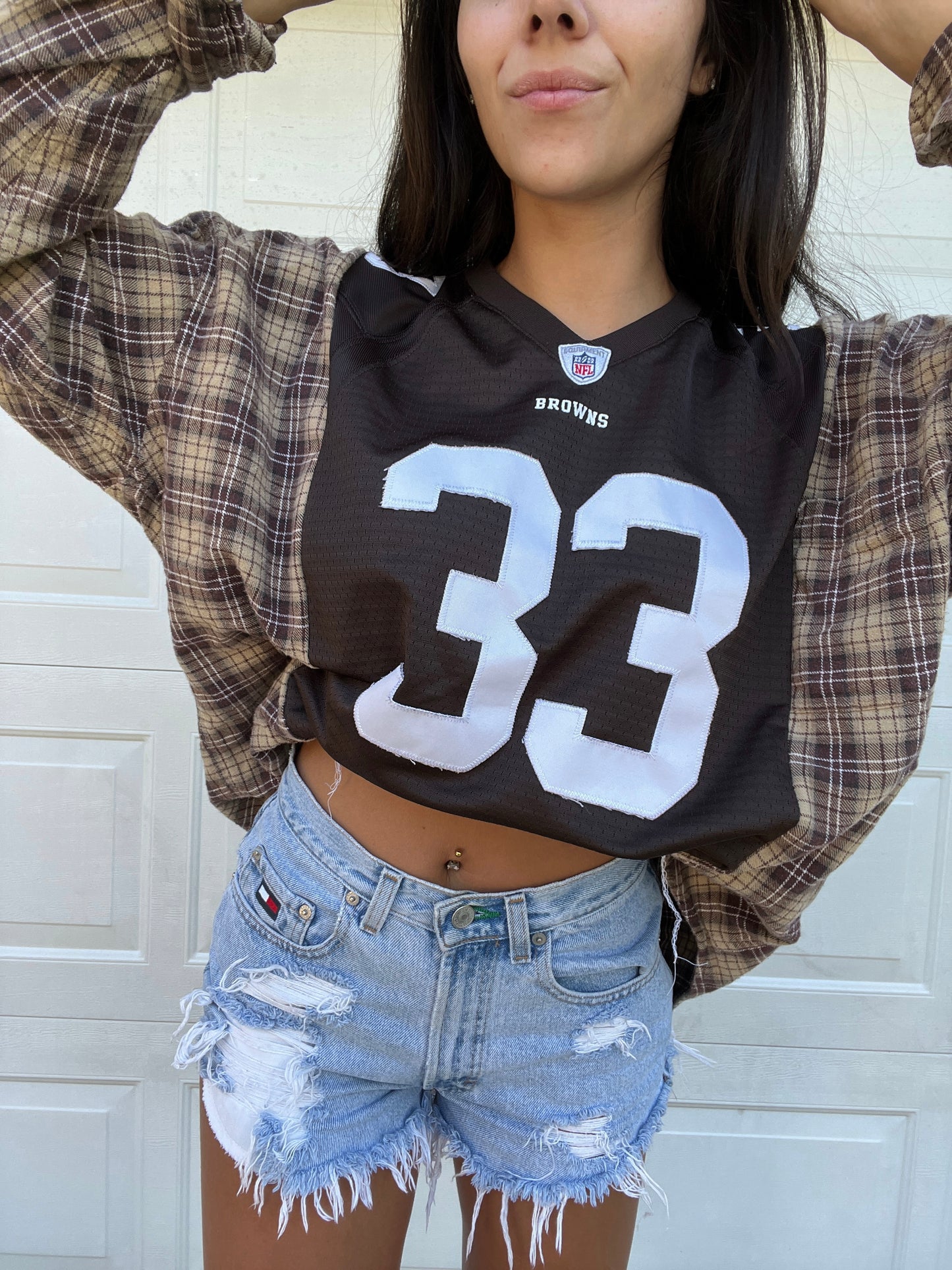 CLEVELAND FOOTBALL JERSEY X FLANNEL
